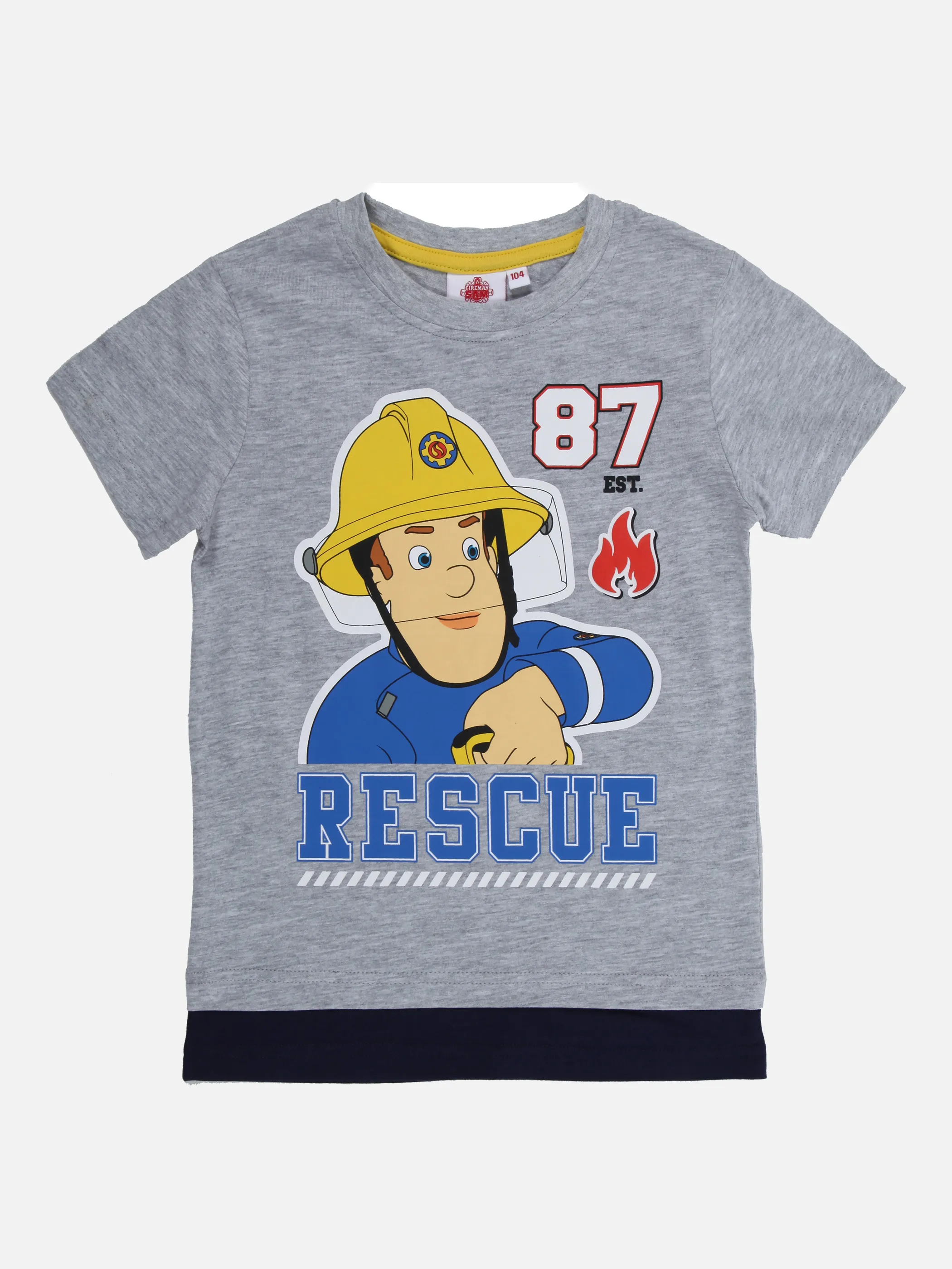 Feuerwehrmann Sam MB TShirt 1/4 Arm grau melange Grau 851535 GRAU 1 Feuerwehrmann Sam MB TShirt 1/4 Arm grau melange Grau 851535 GRAU 1