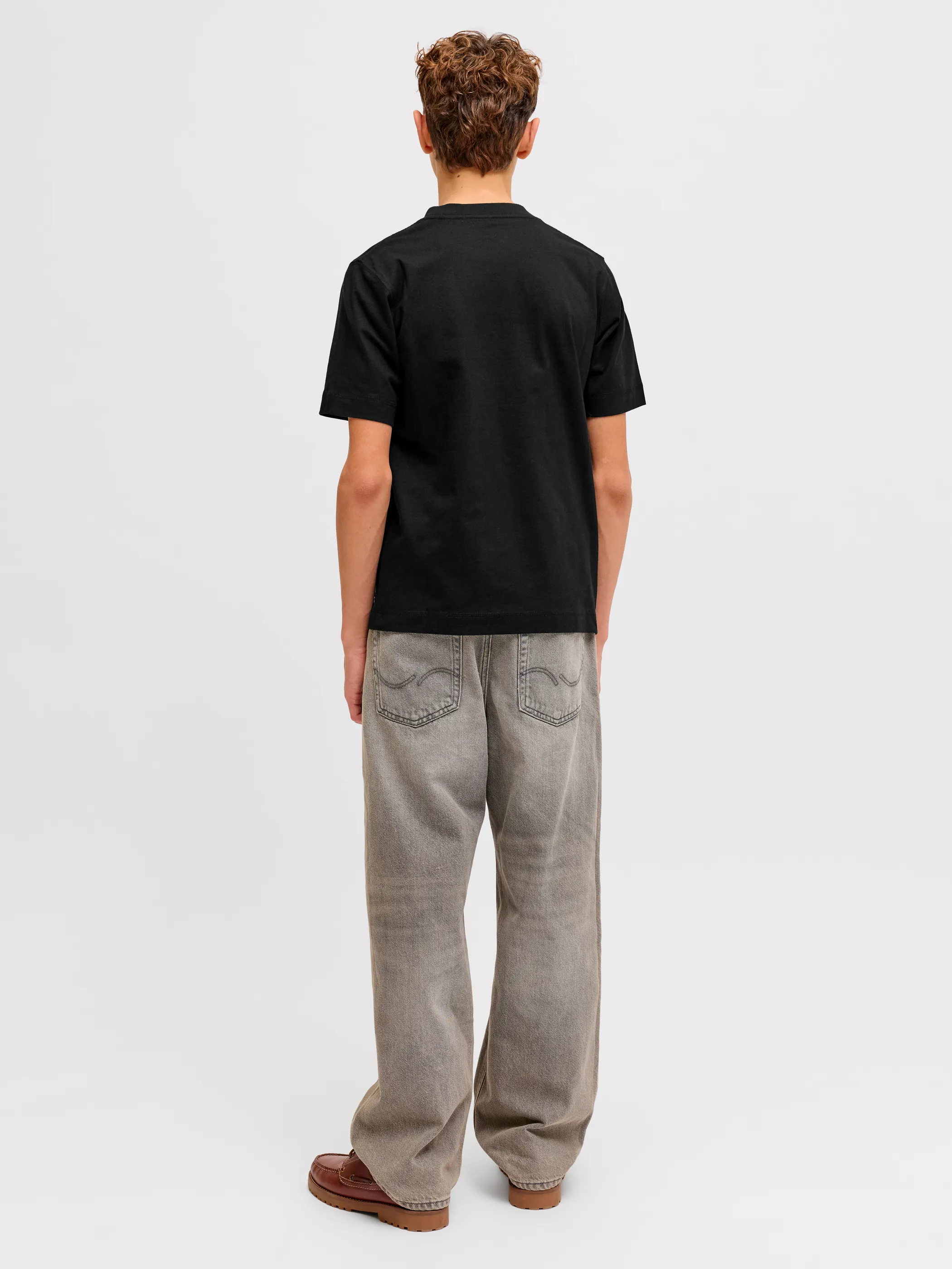 Jack&Jones Junior 12293118 JORNANTUCKET EMB TEE Schwarz 924467 178012 3