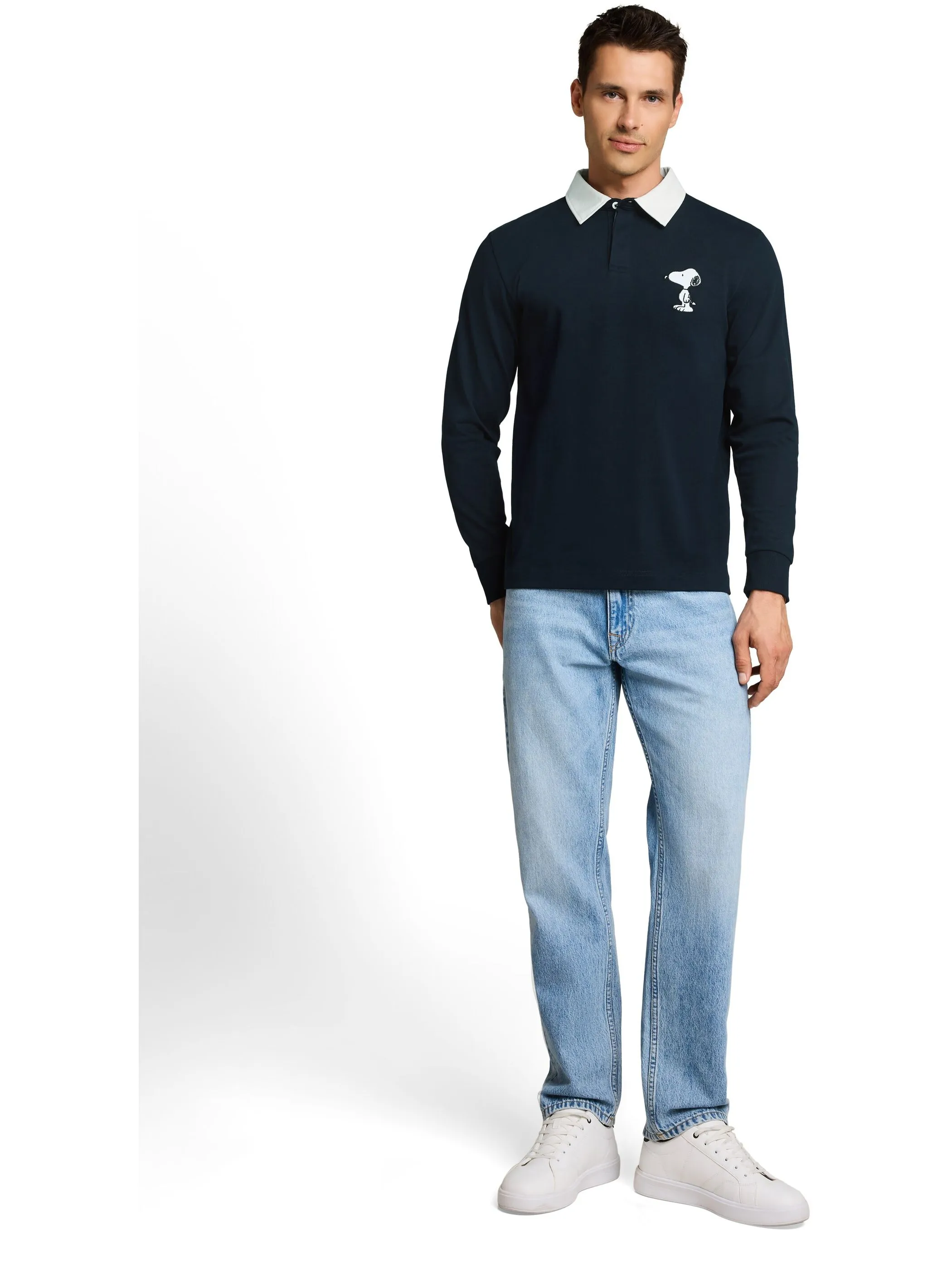 Tom Tailor 1053464 PEANUTS printed rugby poloshirt Blau 933843 10668 4