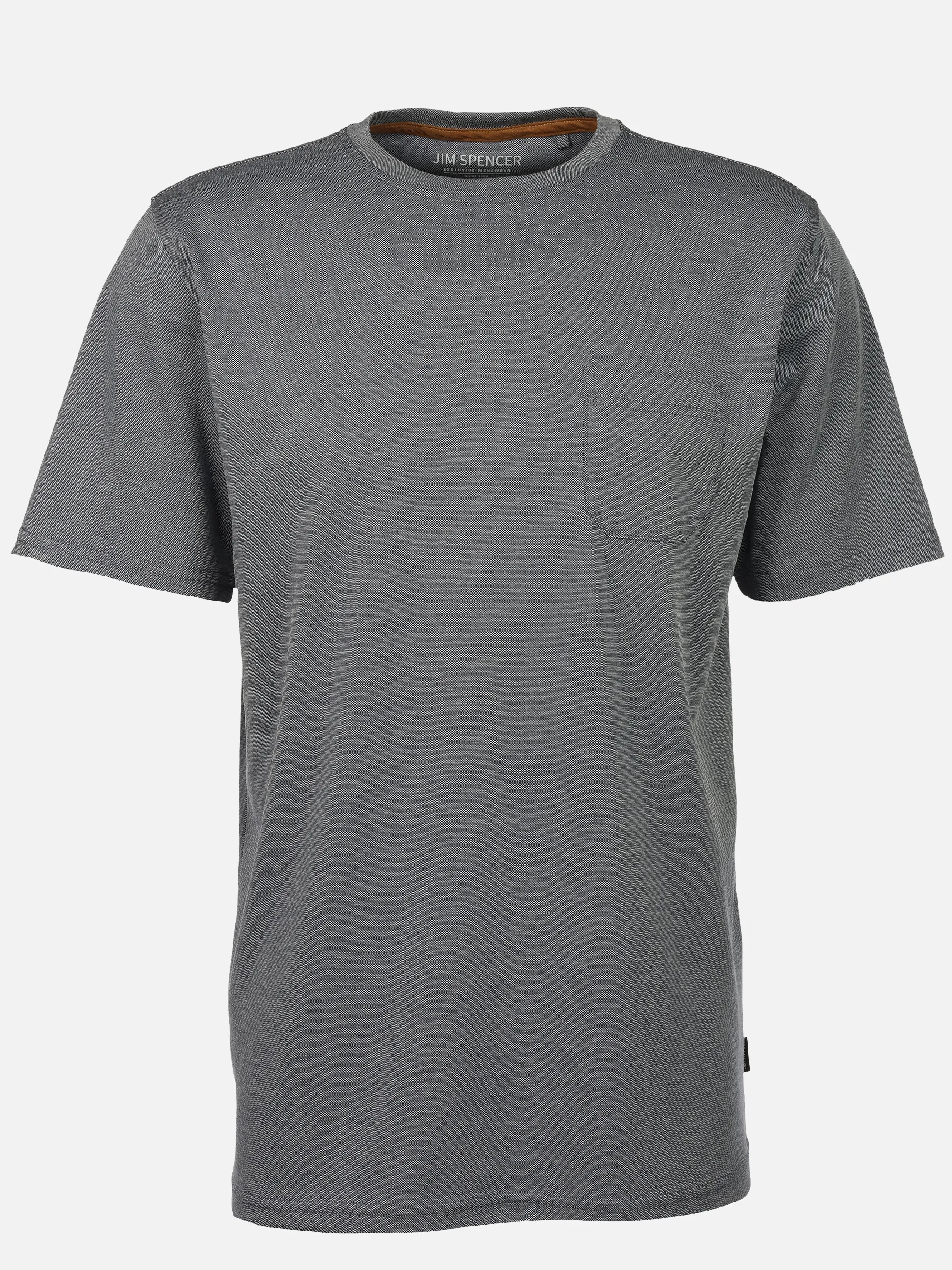 Jim Spencer He. T-Shirt 1/2 Arm twisted Blau 922528 NAVY 1