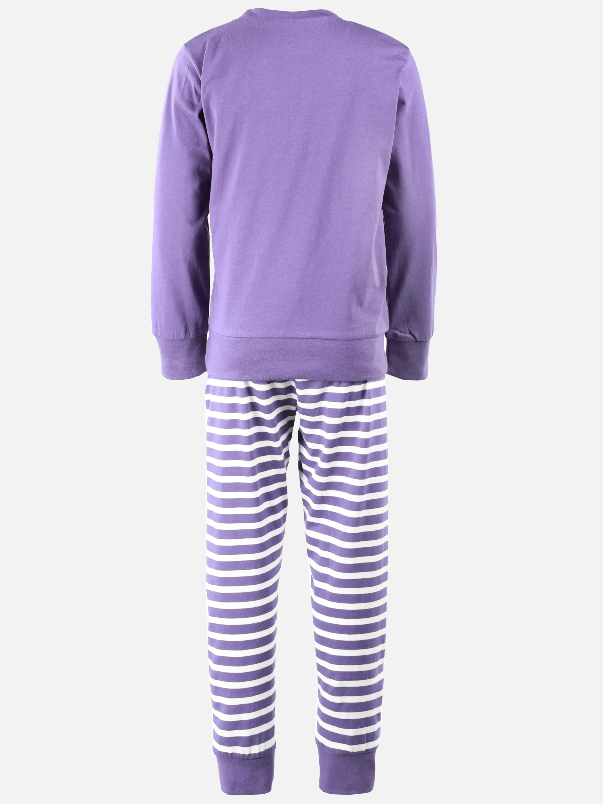 One Way KM Pyjama lang gestreift Lila 917763 LILA 2