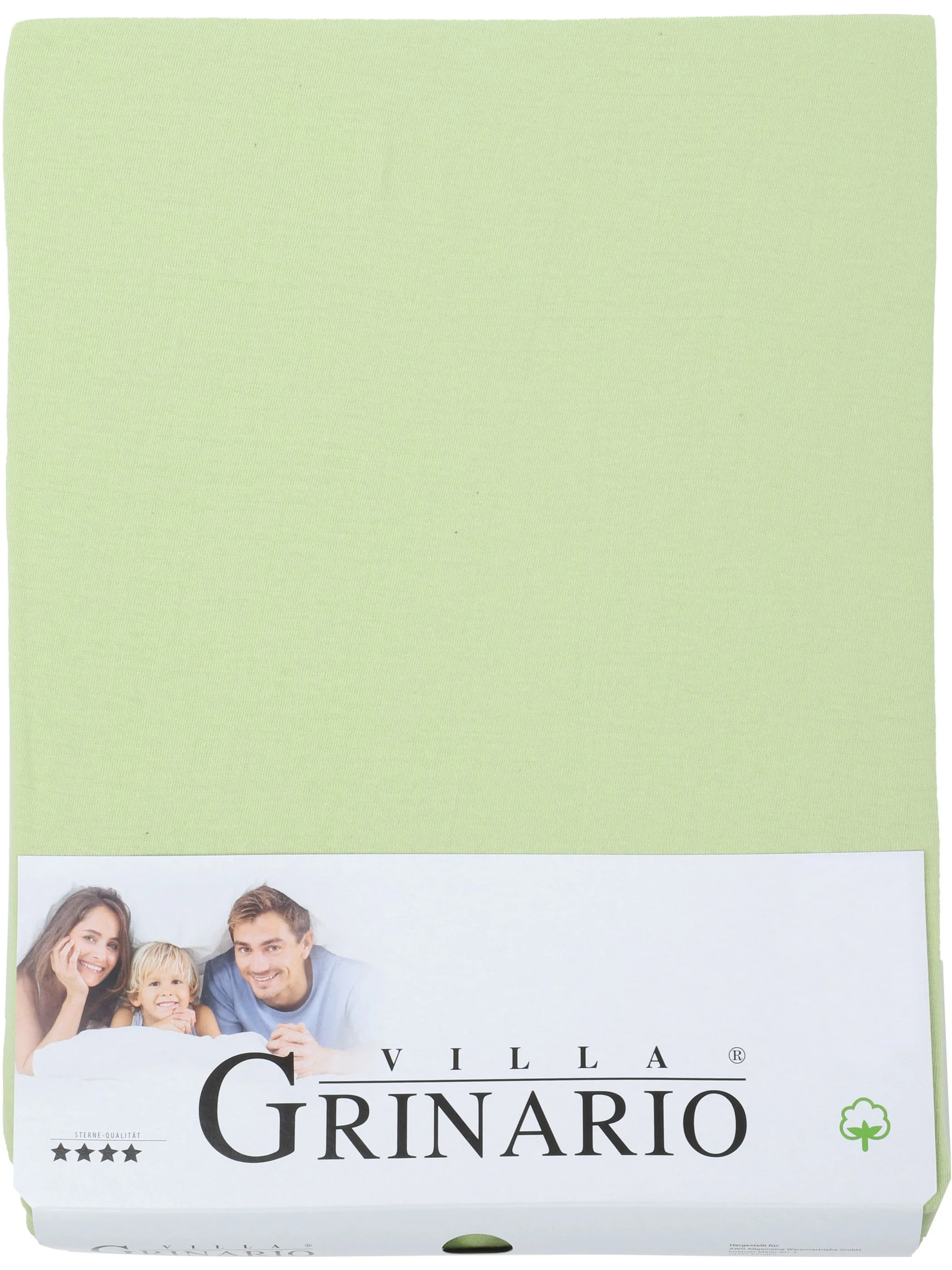 Villa Grinario Spannbetttuch 150x200 ringgar Grün 866201 514 1