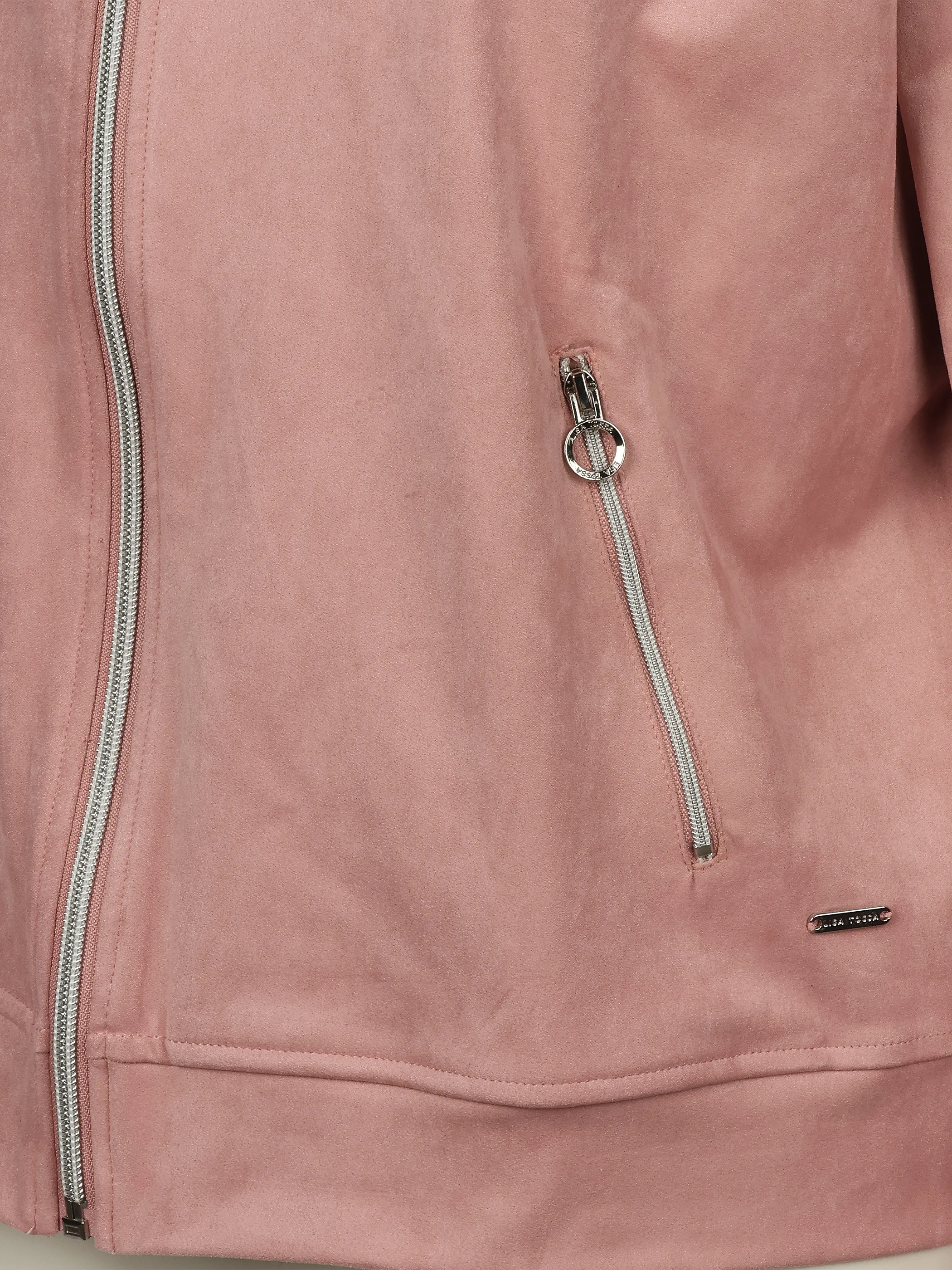 Lisa Tossa Da-Blouson in Veloursleder Opt Rosa 924188 ROSE 3