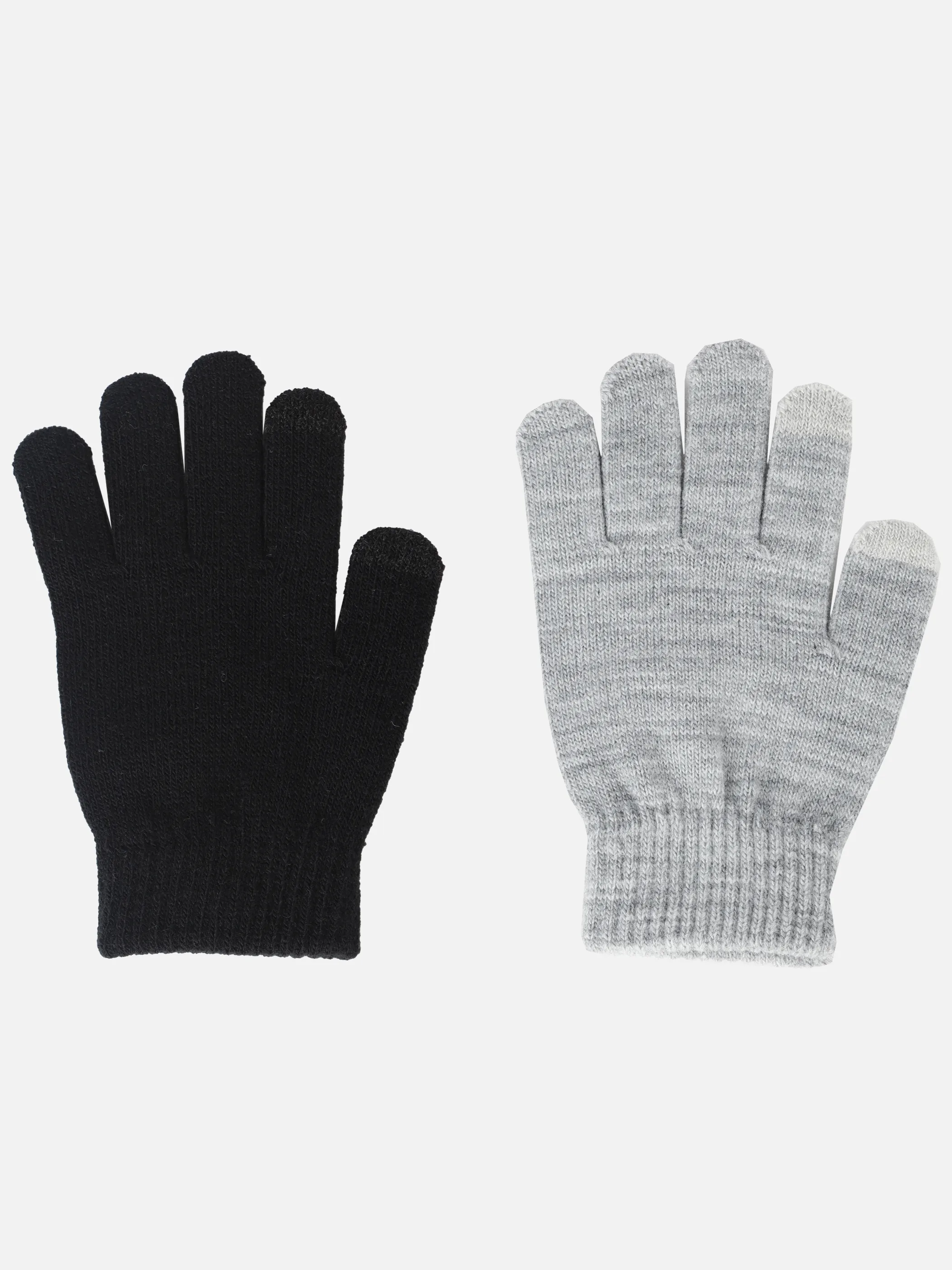 Stop + Go Ki-Ju Strickhandschuhe Schwarz 899558 SW/GRMEL 2 Stop + Go Ki-Ju Strickhandschuhe Schwarz 899558 SW/GRMEL 2