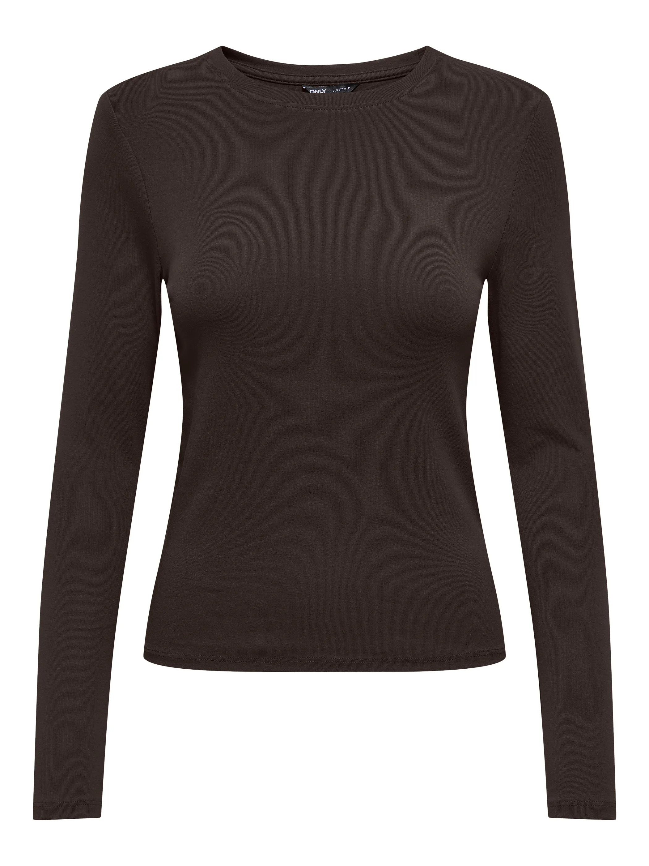 Only 15323159 ONLRILEY O-NECK L/S T Braun 917532 177943 2