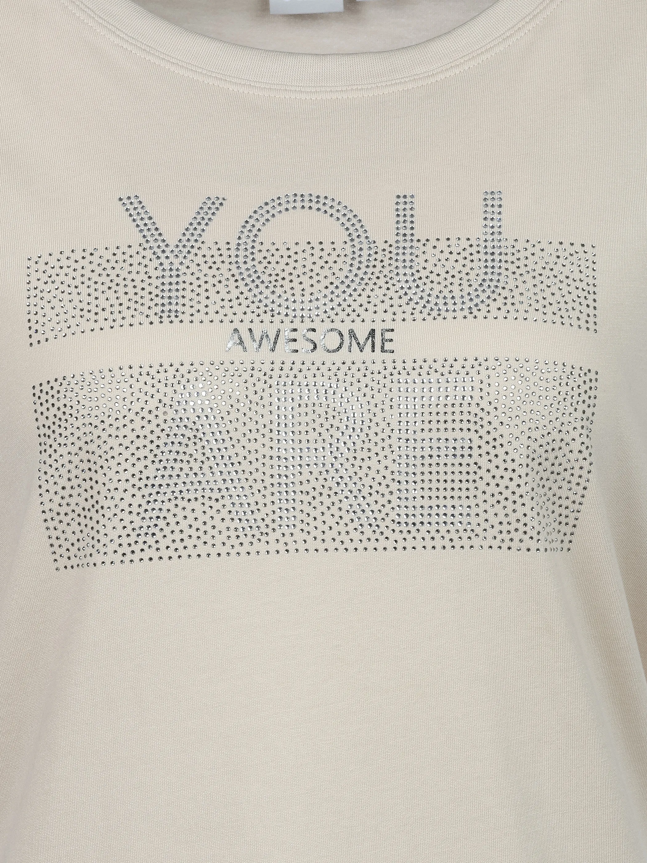 Sure Da-T-Shirt m. Straß Beige 926283 FRENCHOAK 3