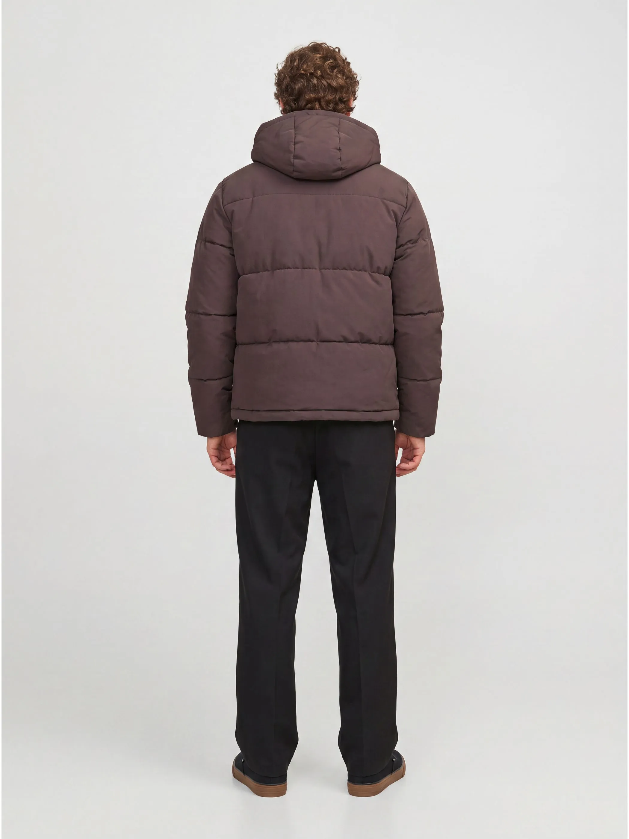 Jack Jones 12303930 JJGALAXY PUFFER JACKE Braun 930733 176035 2