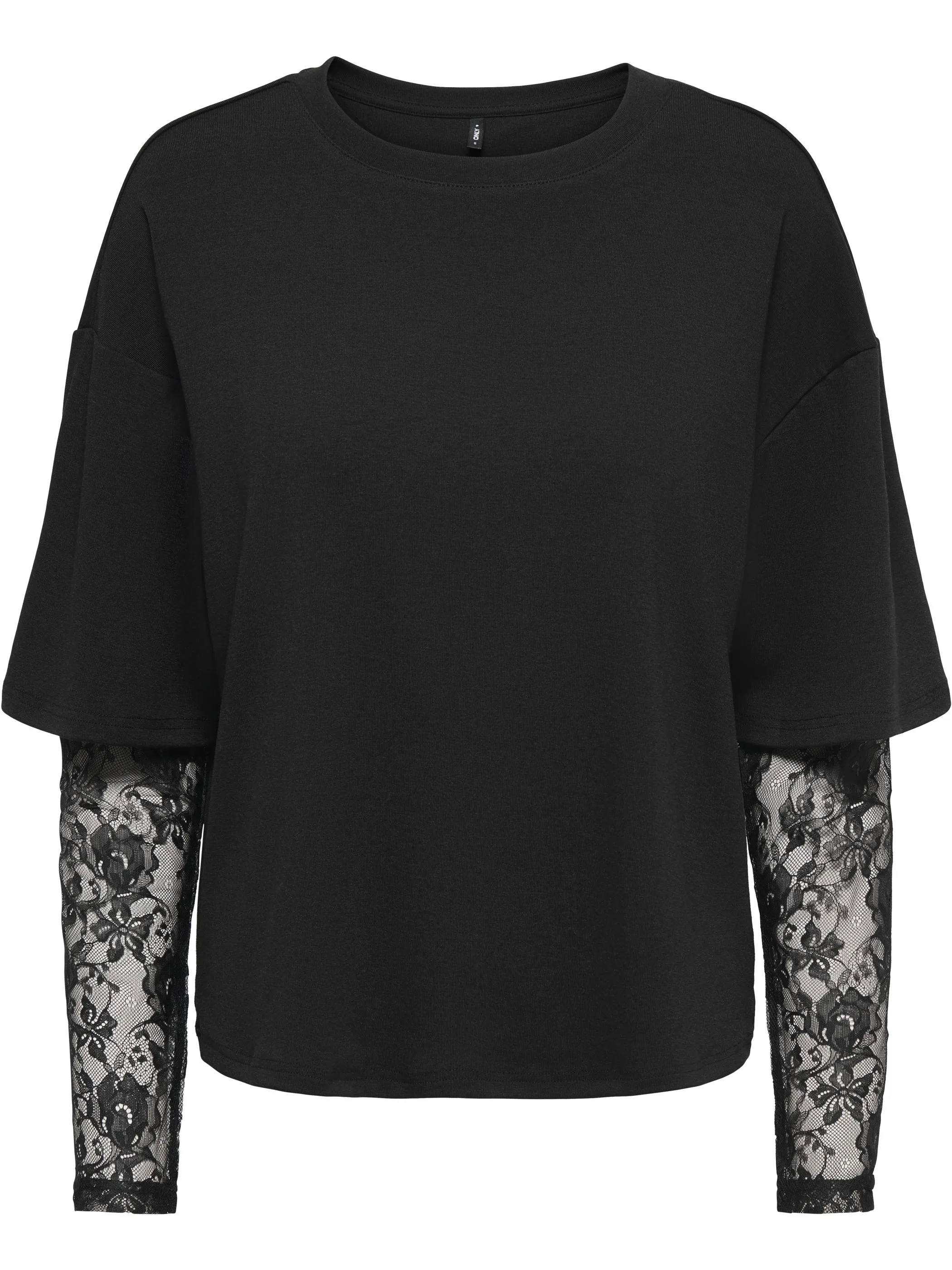 Only 15381333 ONLTAHLIA L/S LACE TO Schwarz 931453 177911001 5