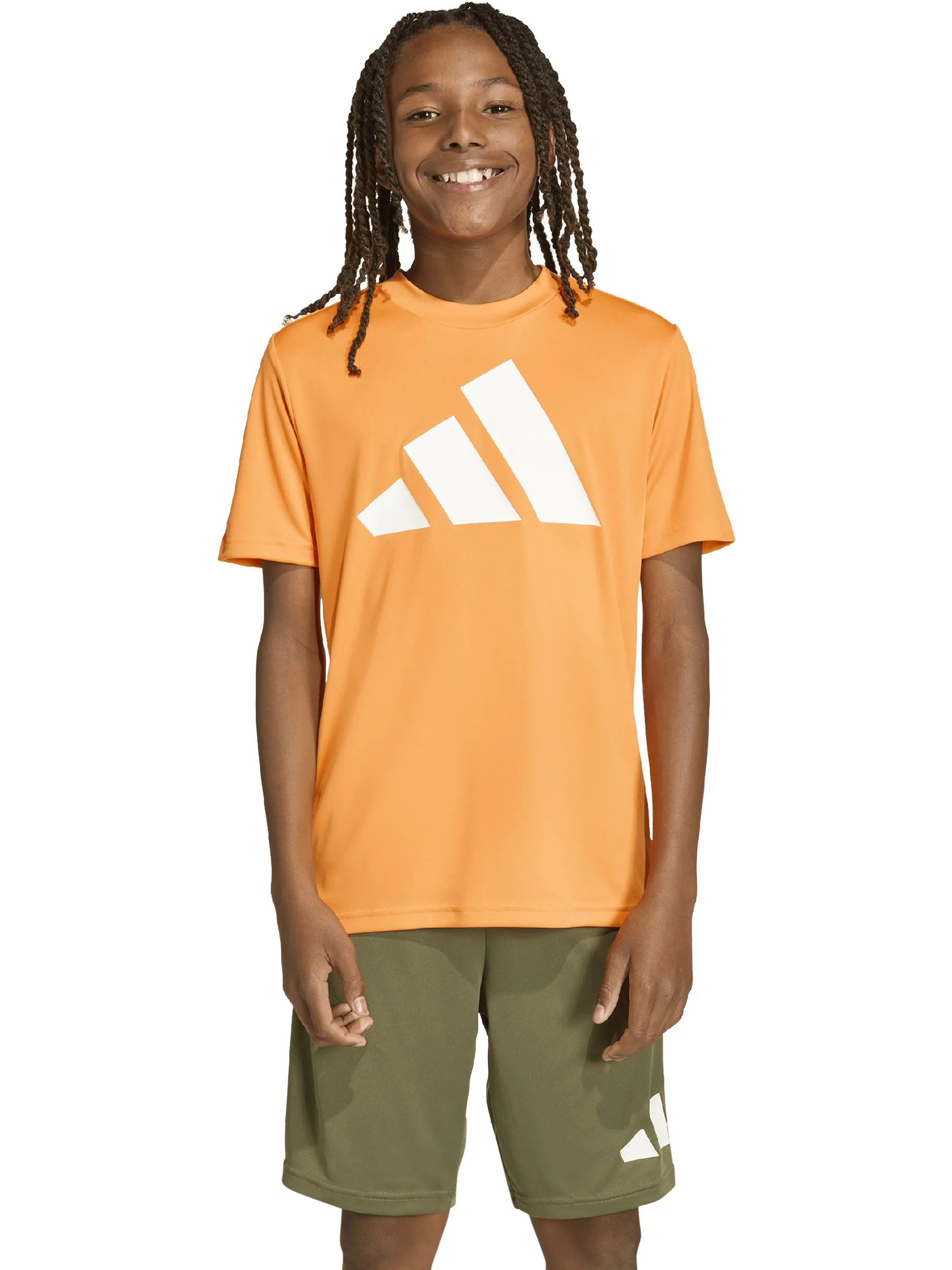 Adidas KB6808 TB-T-Shirt TRAIN ESS BL Orange 923747 000 1