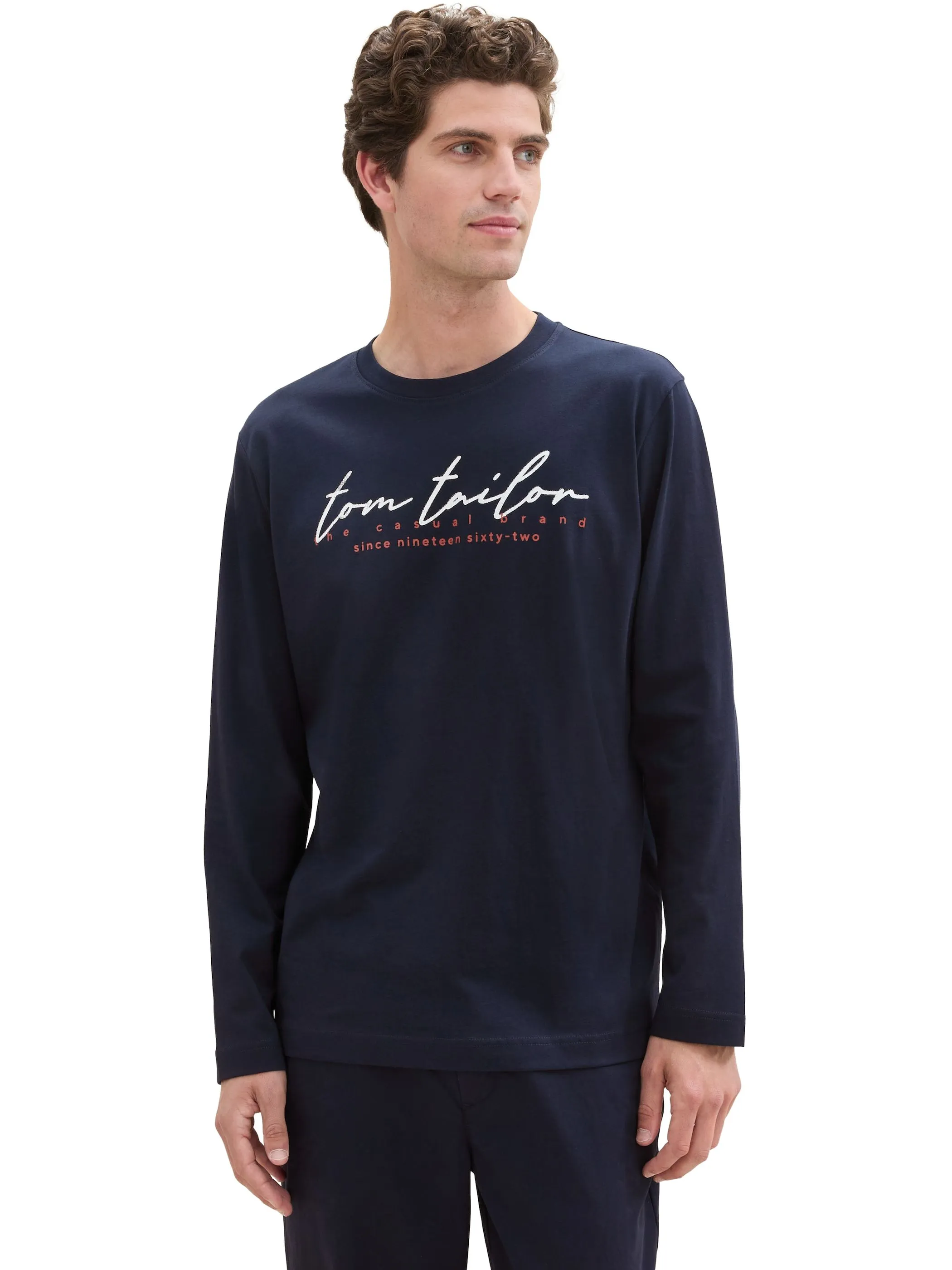 Tom Tailor 1043277 NOS printed longsleeve Blau 898697 10668 Tom Tailor 1043277 NOS printed longsleeve Blau 898697 10668