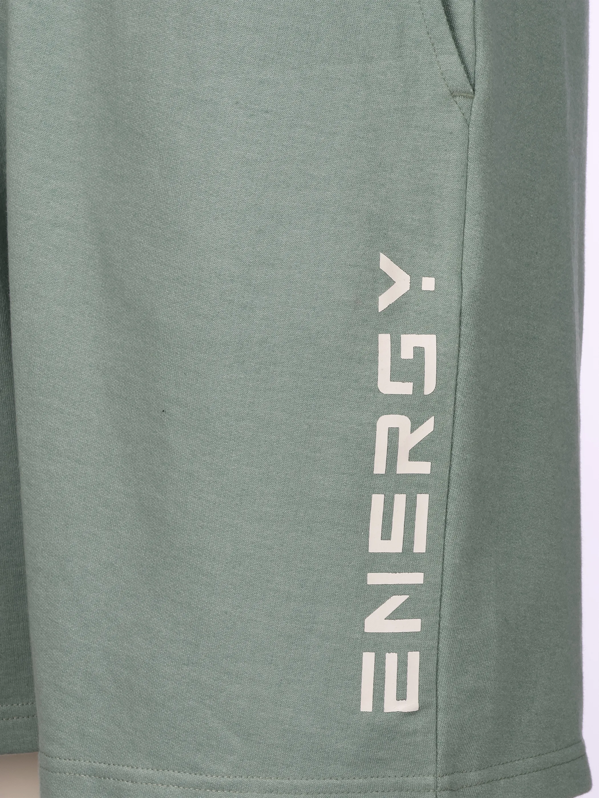 Grinario Sports He-Shorts ENERGY, French Terry Blau 923440 MIN BL MEL 4