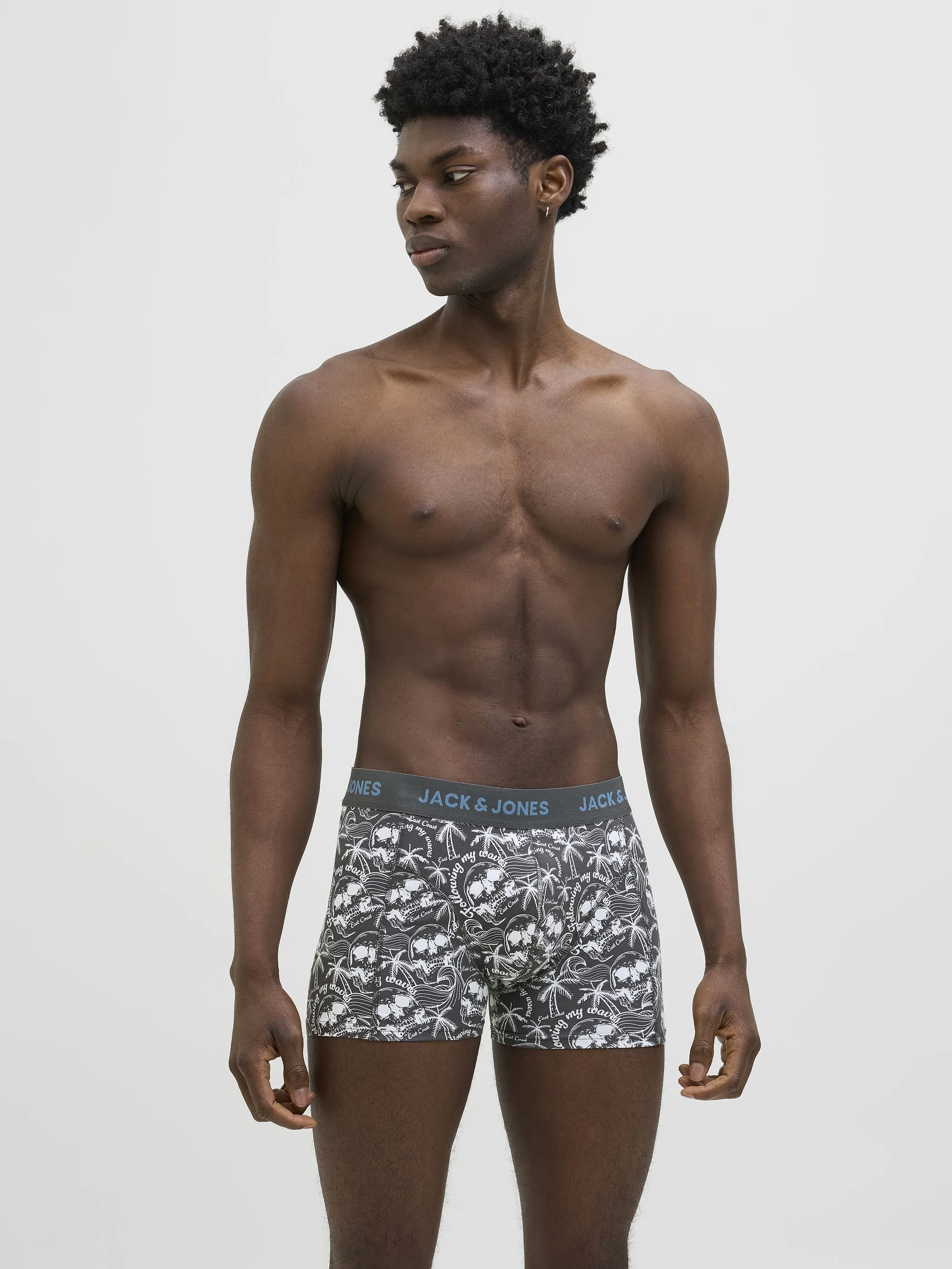 Jack Jones 12269354 JACDAMON SKULL TRUNKS Schwarz 904346 178012001 4