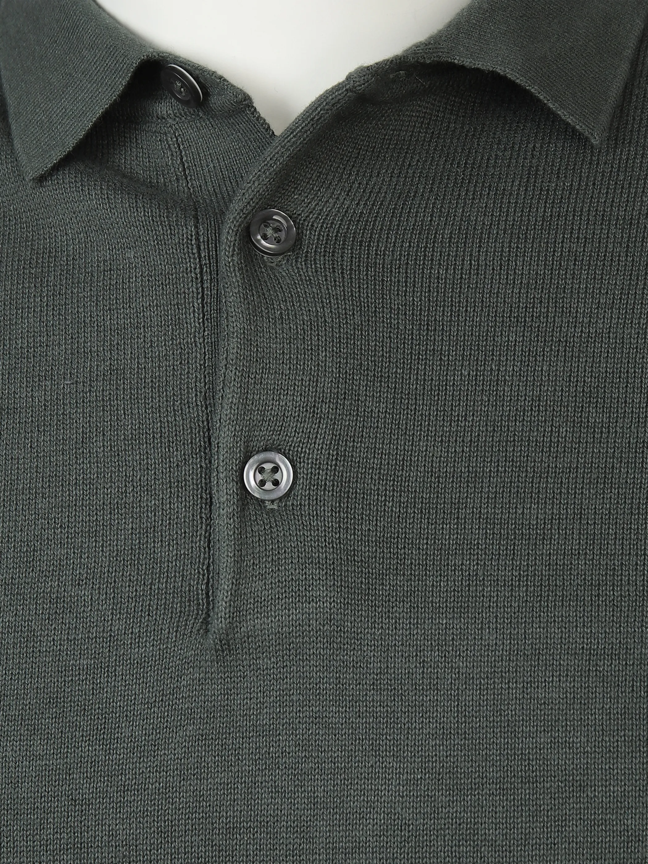 Jim Spencer He. Strickpoloshirt 1/2 Arm Grün 872599 OLIVE 3 Jim Spencer He. Strickpoloshirt 1/2 Arm Grün 872599 OLIVE 3