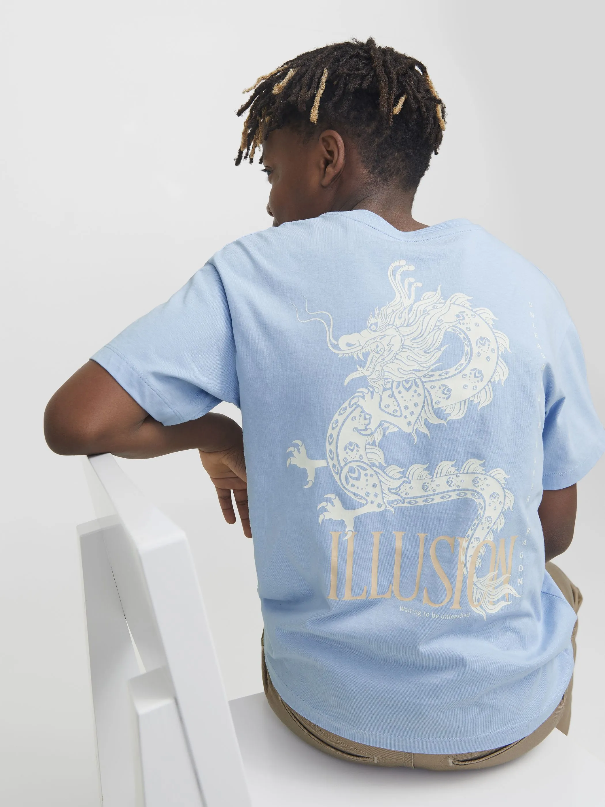 Jack&Jones Junior 12269835 JJCHARGE PRINTED TEE Blau 907280 175780 Jack&Jones Junior 12269835 JJCHARGE PRINTED TEE Blau 907280 175780