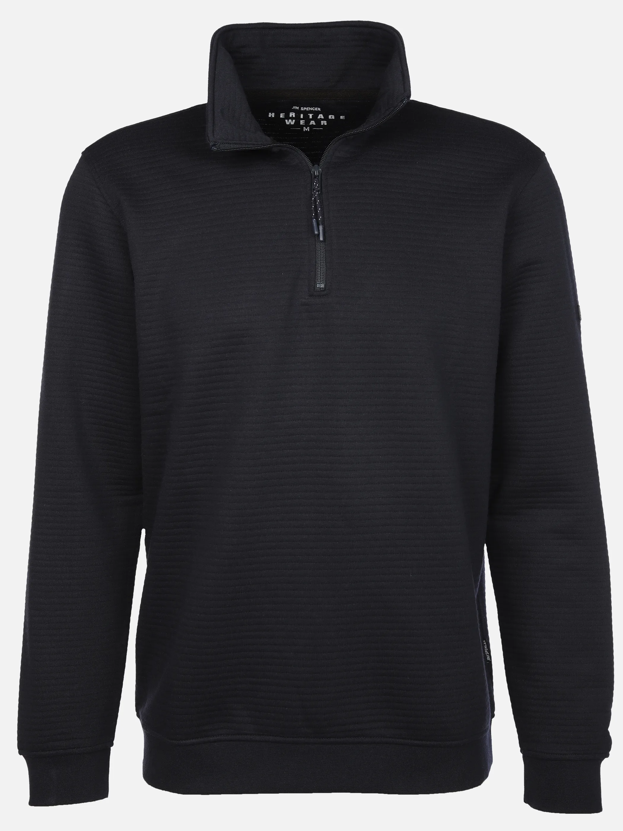 Jim Spencer He. Sweattroyer Struktur Blau 913605 NAVY 1