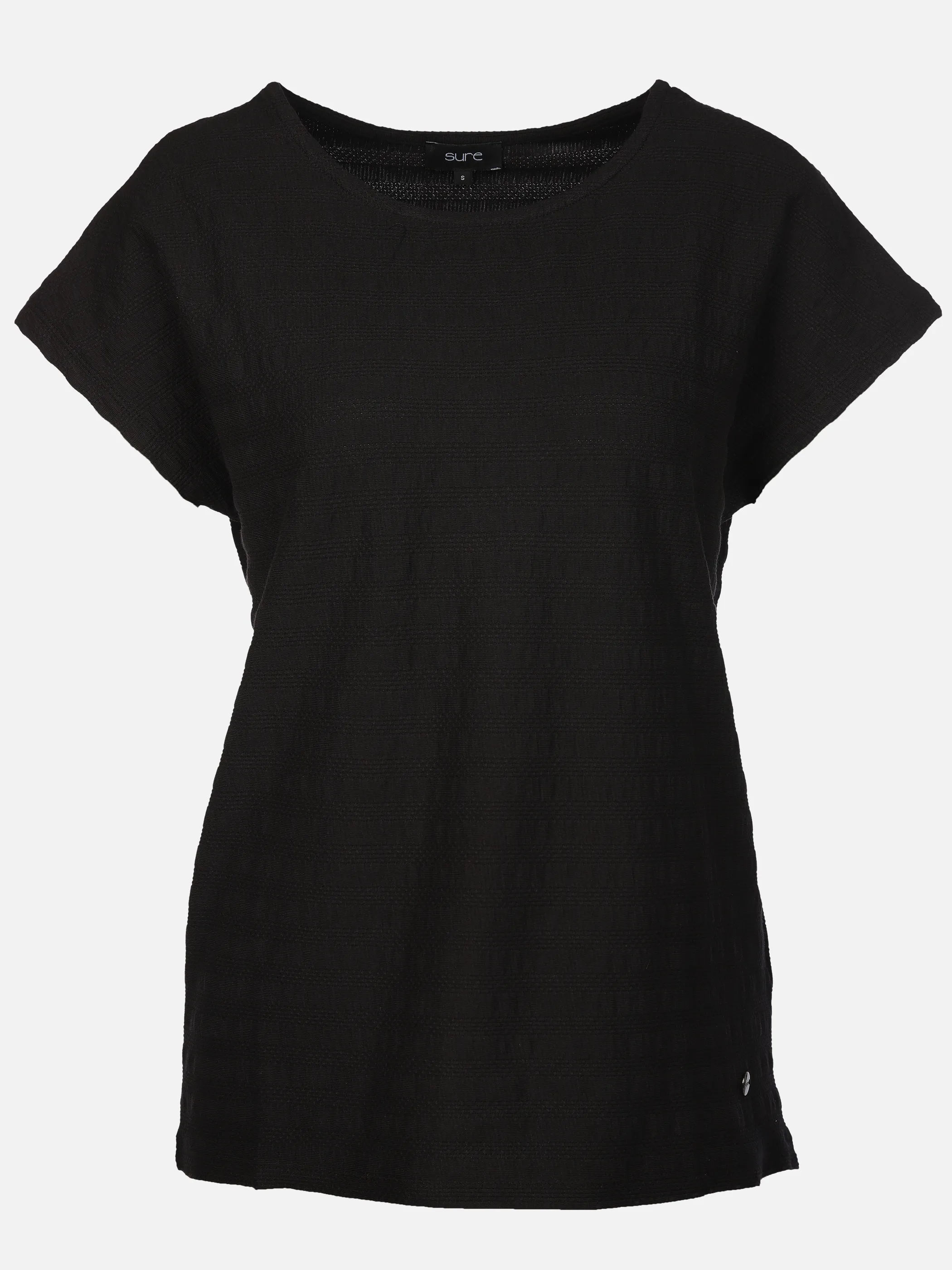 Sure Da-Jacquard T-Shirt Schwarz 908536 SW 1