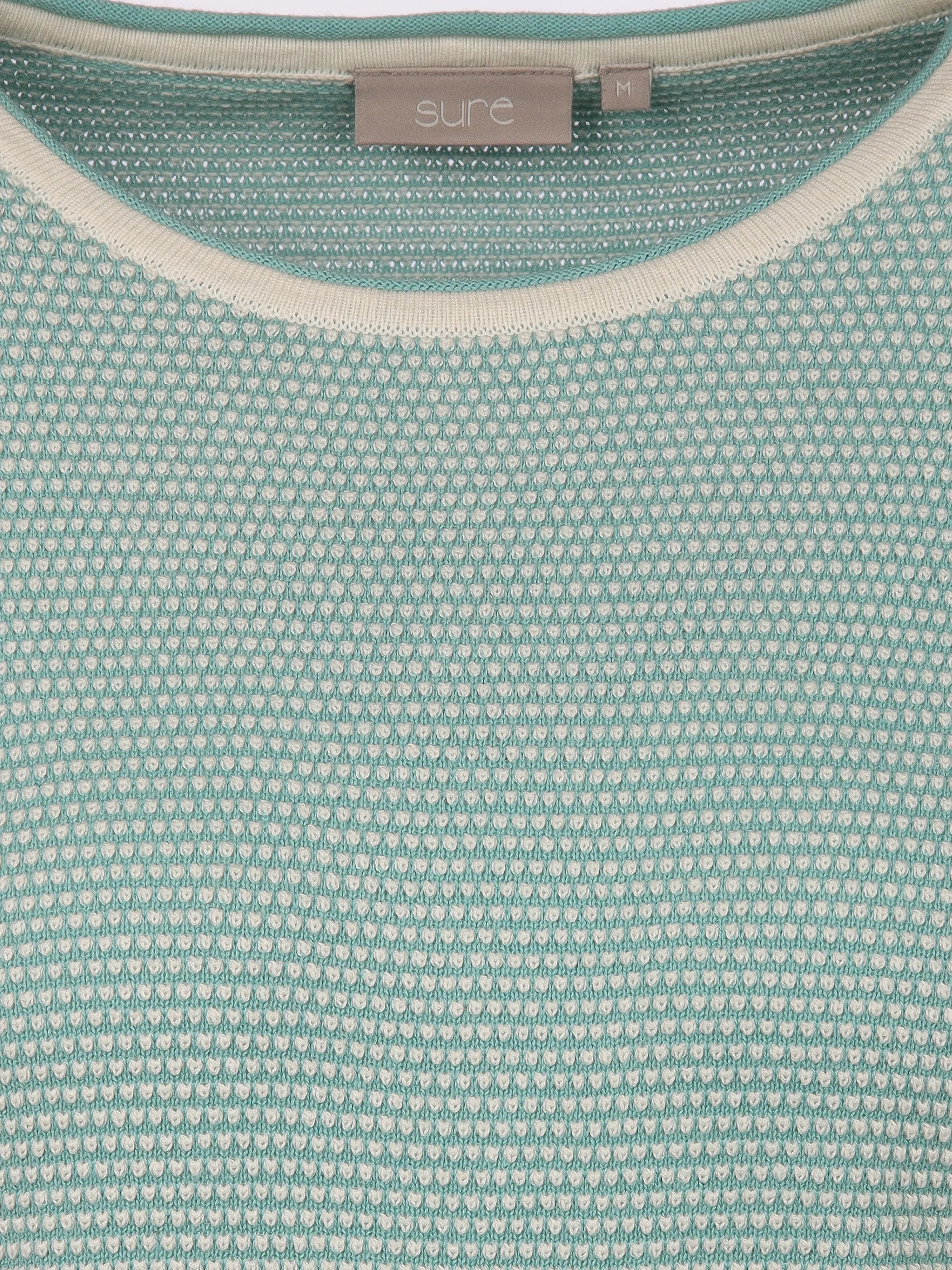 Sure Da-Strukturpullover "Eagle Eye Türkis 912696 AQUA 3