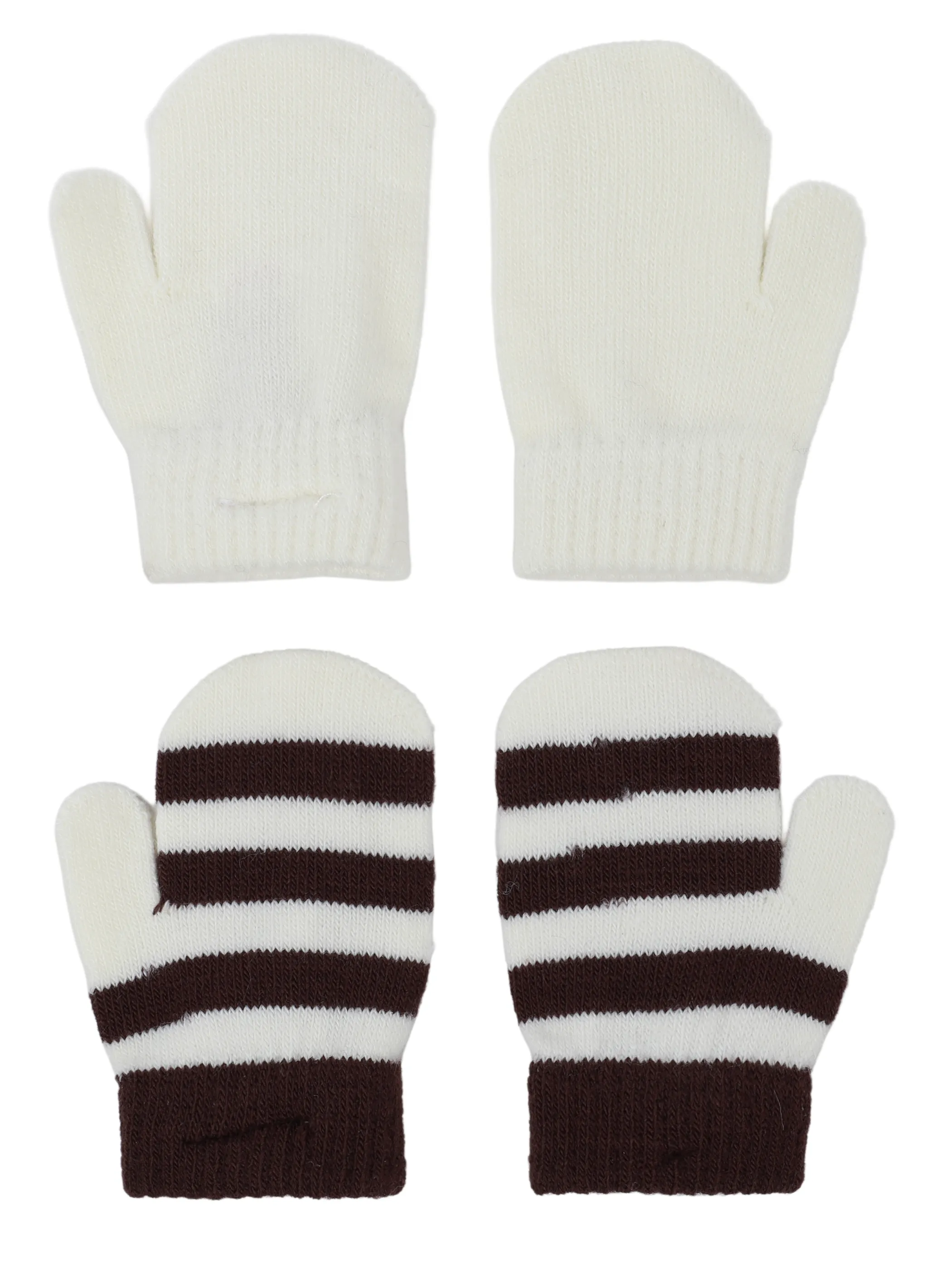 Bubble Gum Baby Handschuhe 2er Pack Weiß 929821 OFFWHITE 2