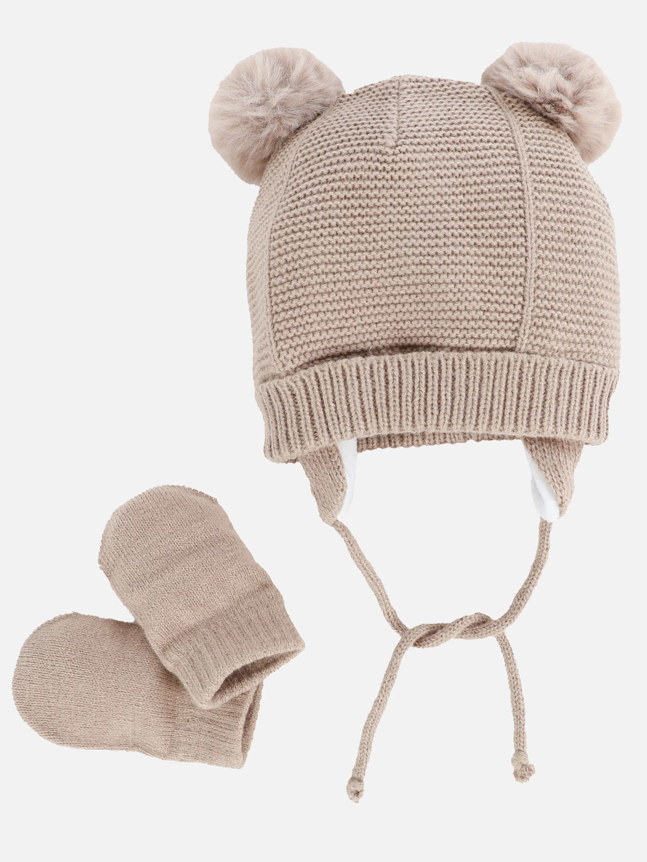 Bubble Gum Ki-Baby Set Mütze u.Handschuhe Braun 899556 TAUPE 1 Bubble Gum Ki-Baby Set Mütze u.Handschuhe Braun 899556 TAUPE 1