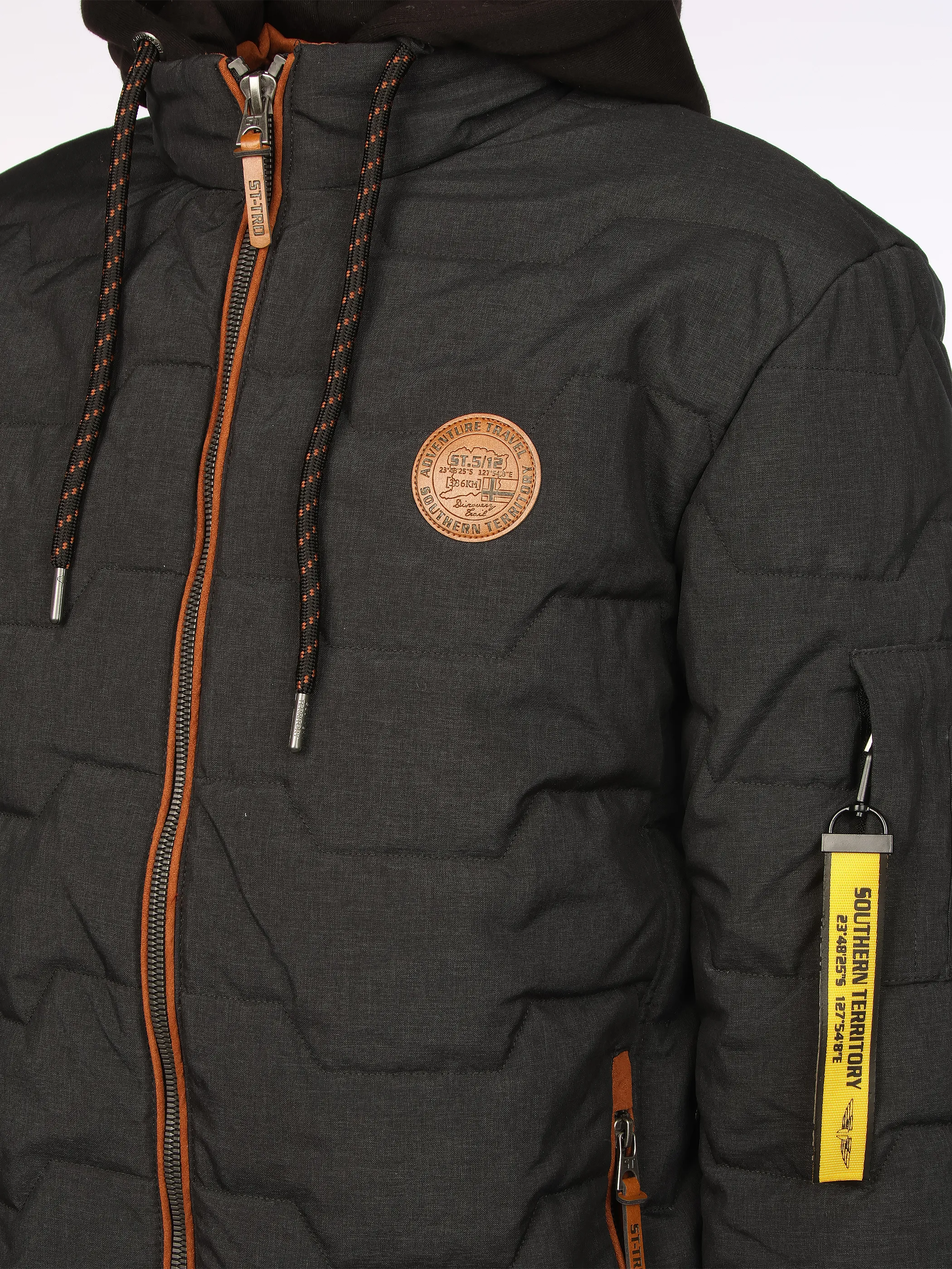 Southern Territory He. Steppjacke melange Grau 912700 9939 4