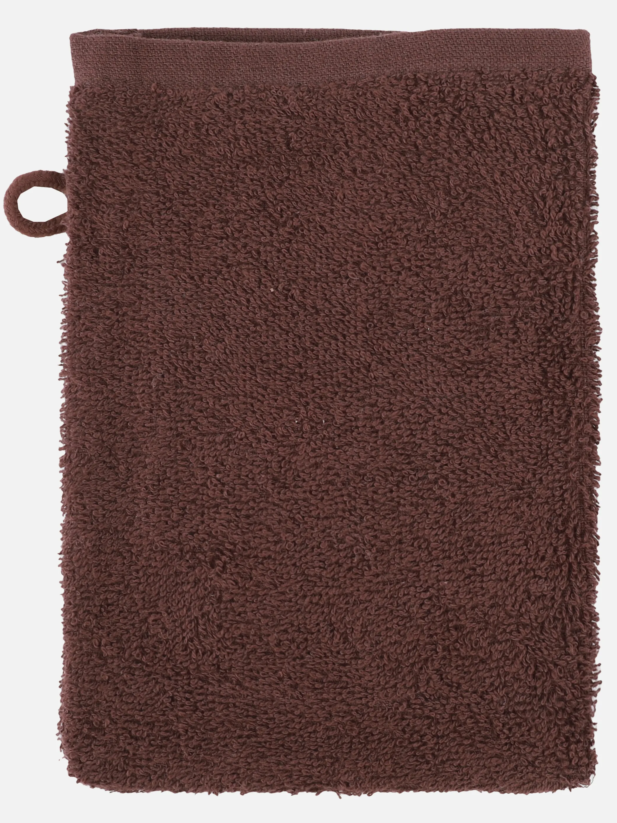 Dream House Waschhandschuh uni 16x21 Braun 919676 CHOCOLETA 1