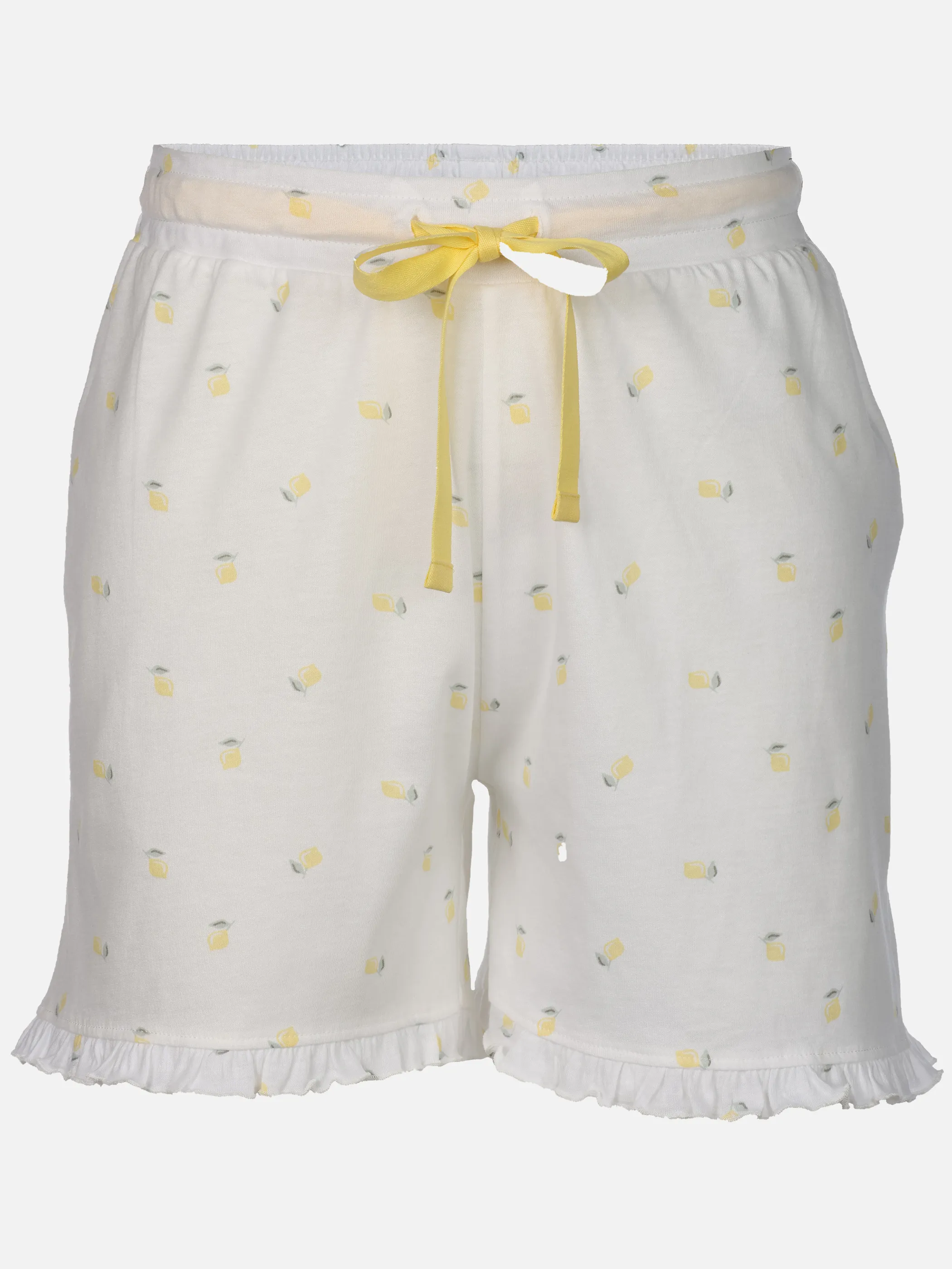 byLouise Da. Schlafshort Zitronen Weiß 923014 WEIß 1