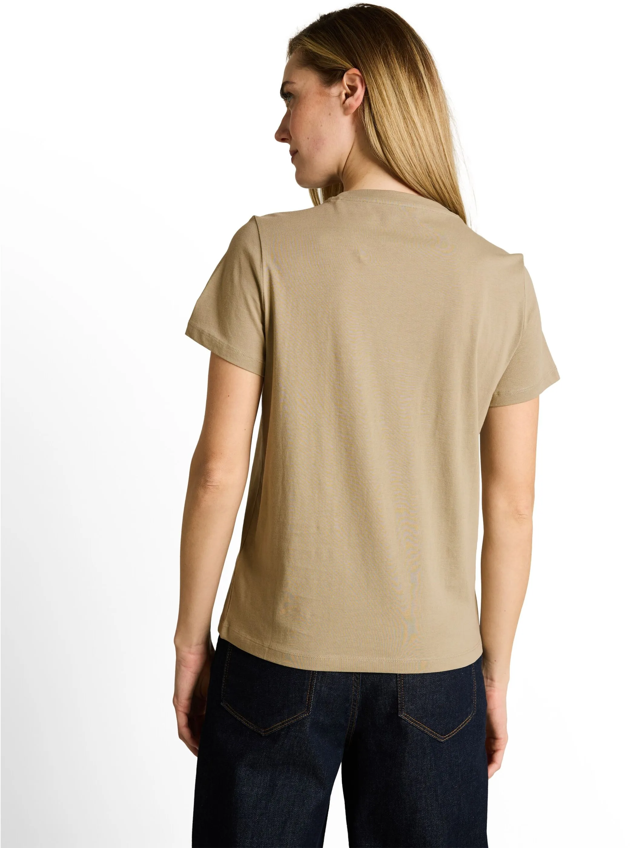 Tom Tailor 1051217 T-Shirt basic with print Grün 926010 11863 2