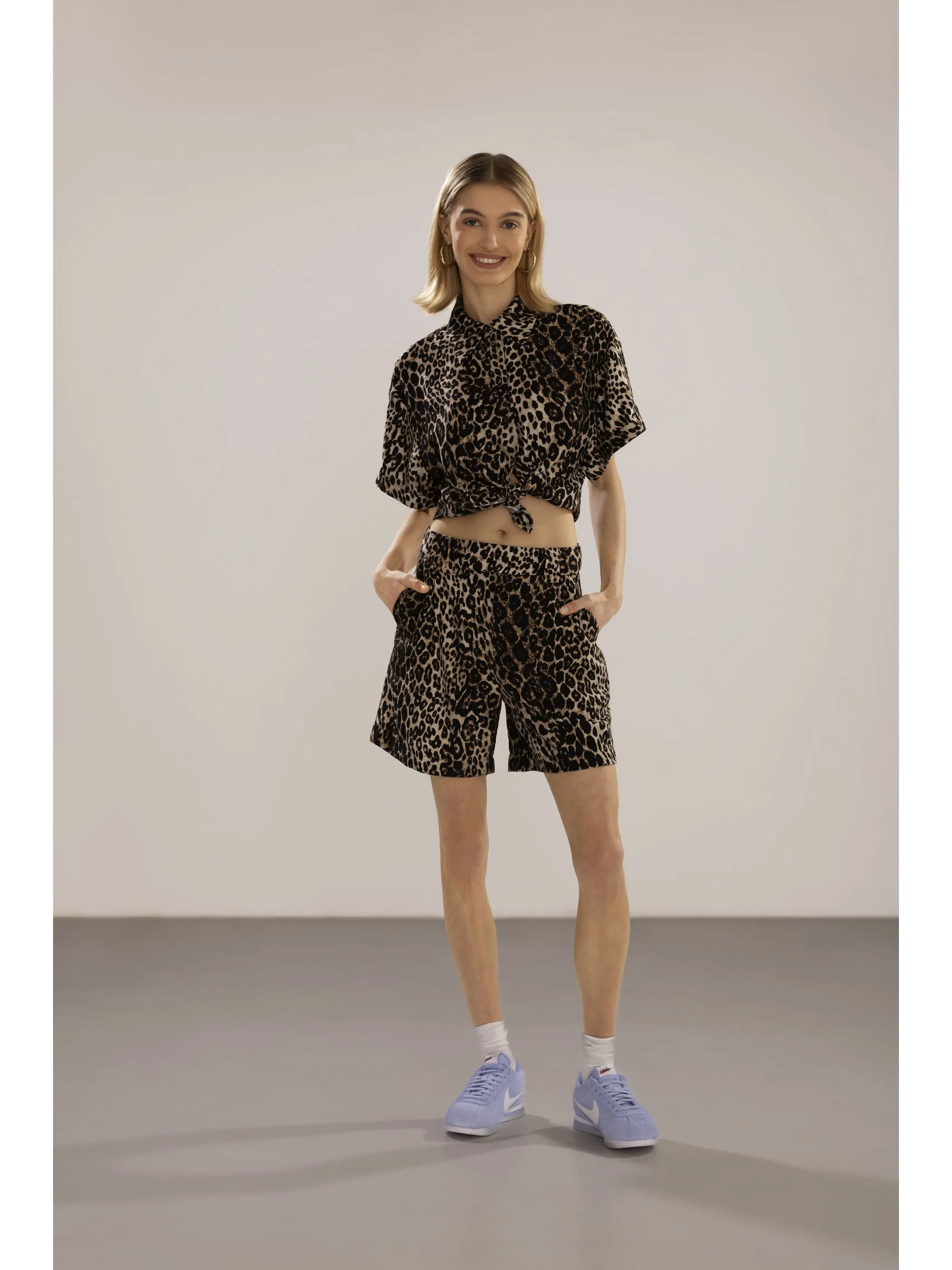 IX-O YF-Da Bluse Braun 908845 LEO 4