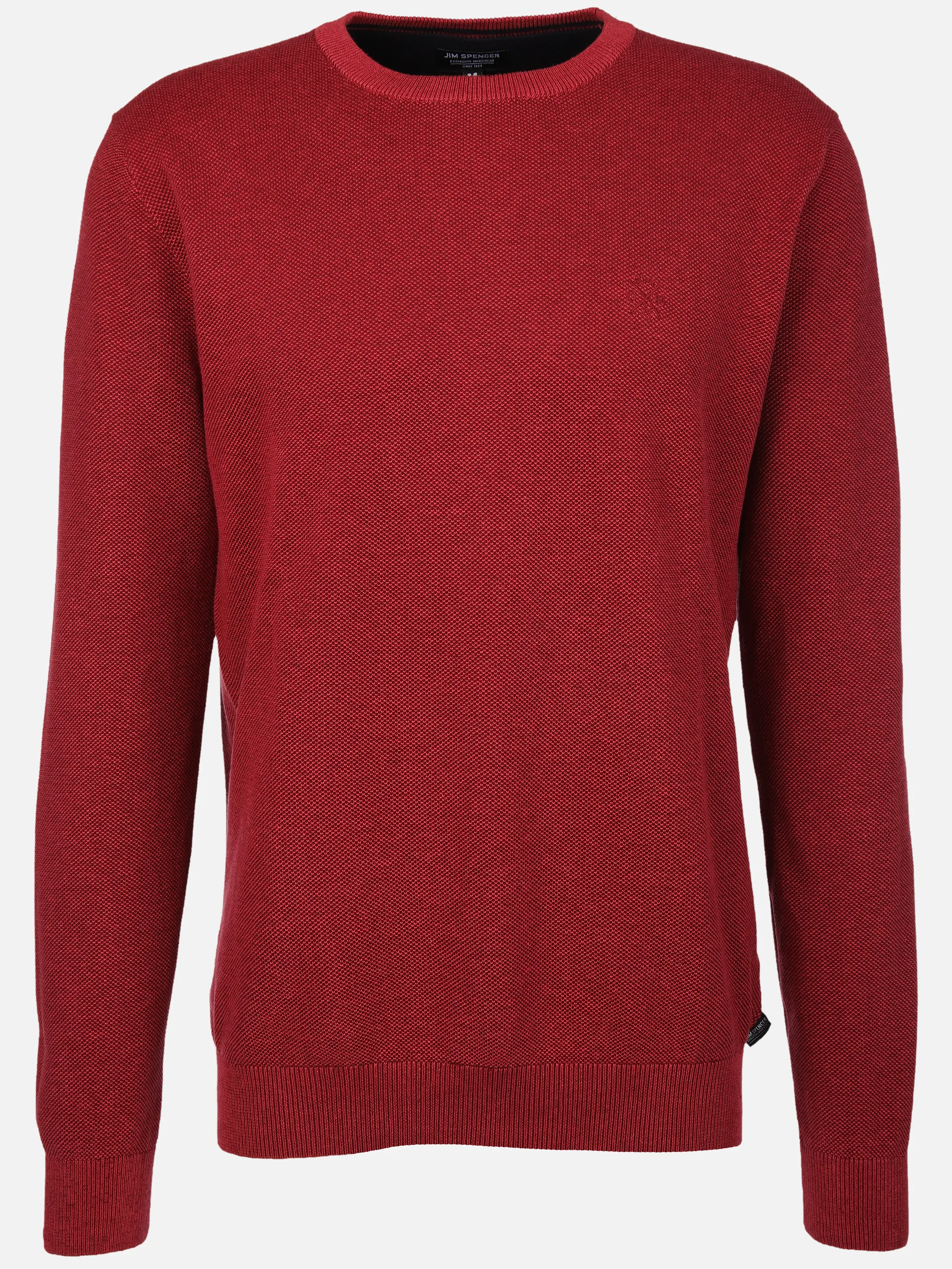 Jim Spencer He. Pullover uni seasonal RH Rot 882944 RED MEL 1
