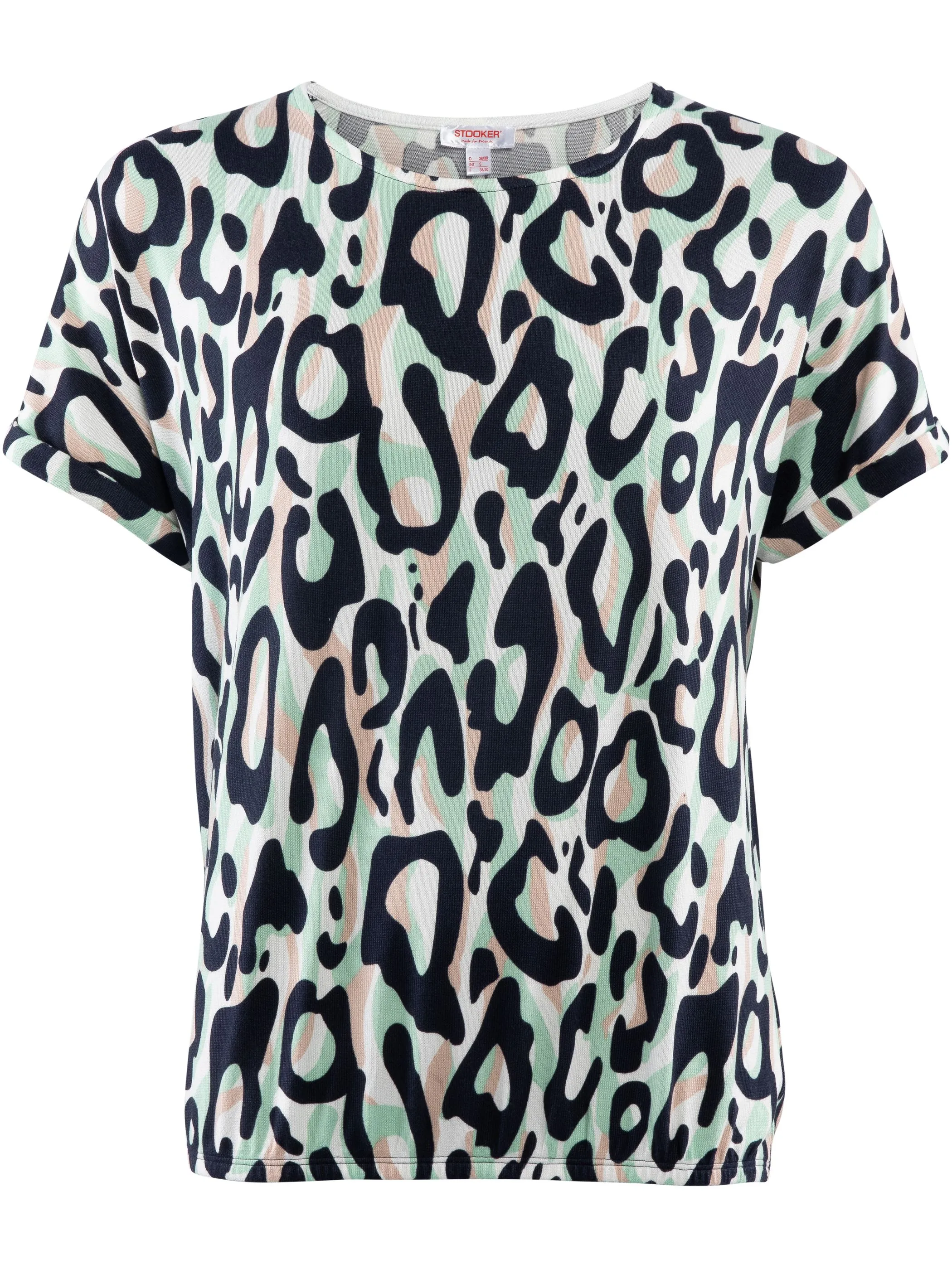 Stooker DOB 23160030009117 Da. T-Shirts / Grün 911311 9117 4