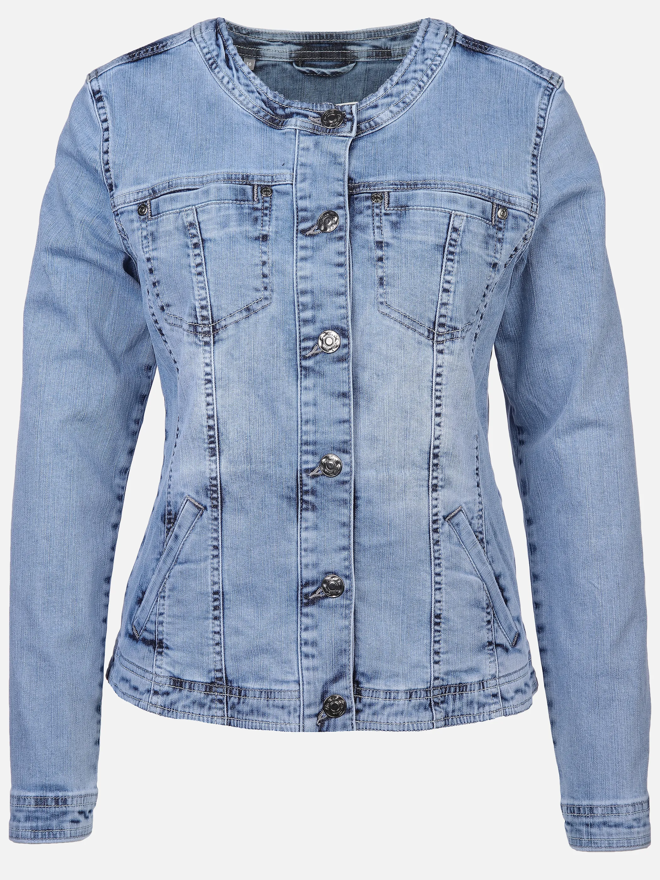 Lisa Tossa Da-Jeansjacke m. Waschung Blau 894660 LIGHT BLUE 1