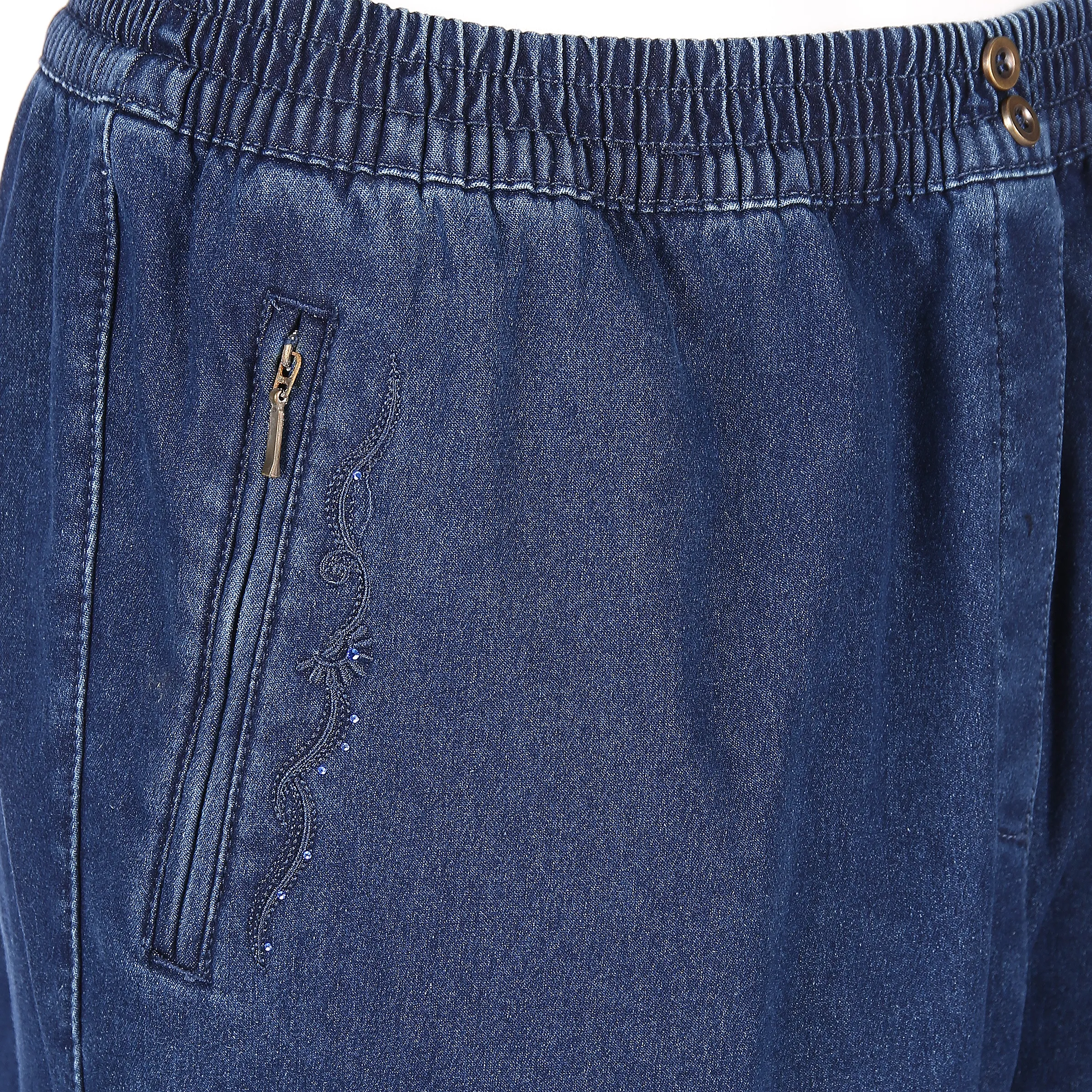 Da-Schlupfhose mit Dehnbund Blau 798159 BLAU 3