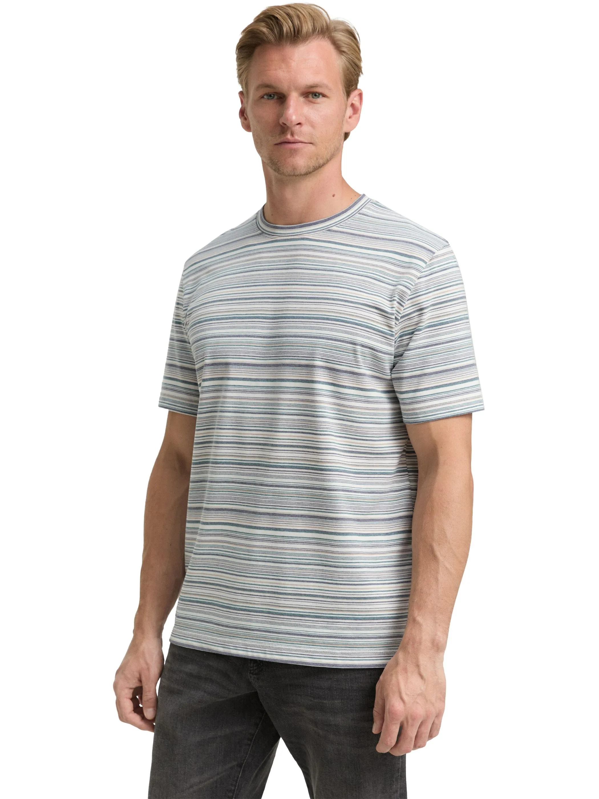 Tom Tailor 1047796 striped t-shirt Weiß 914870 38604 5