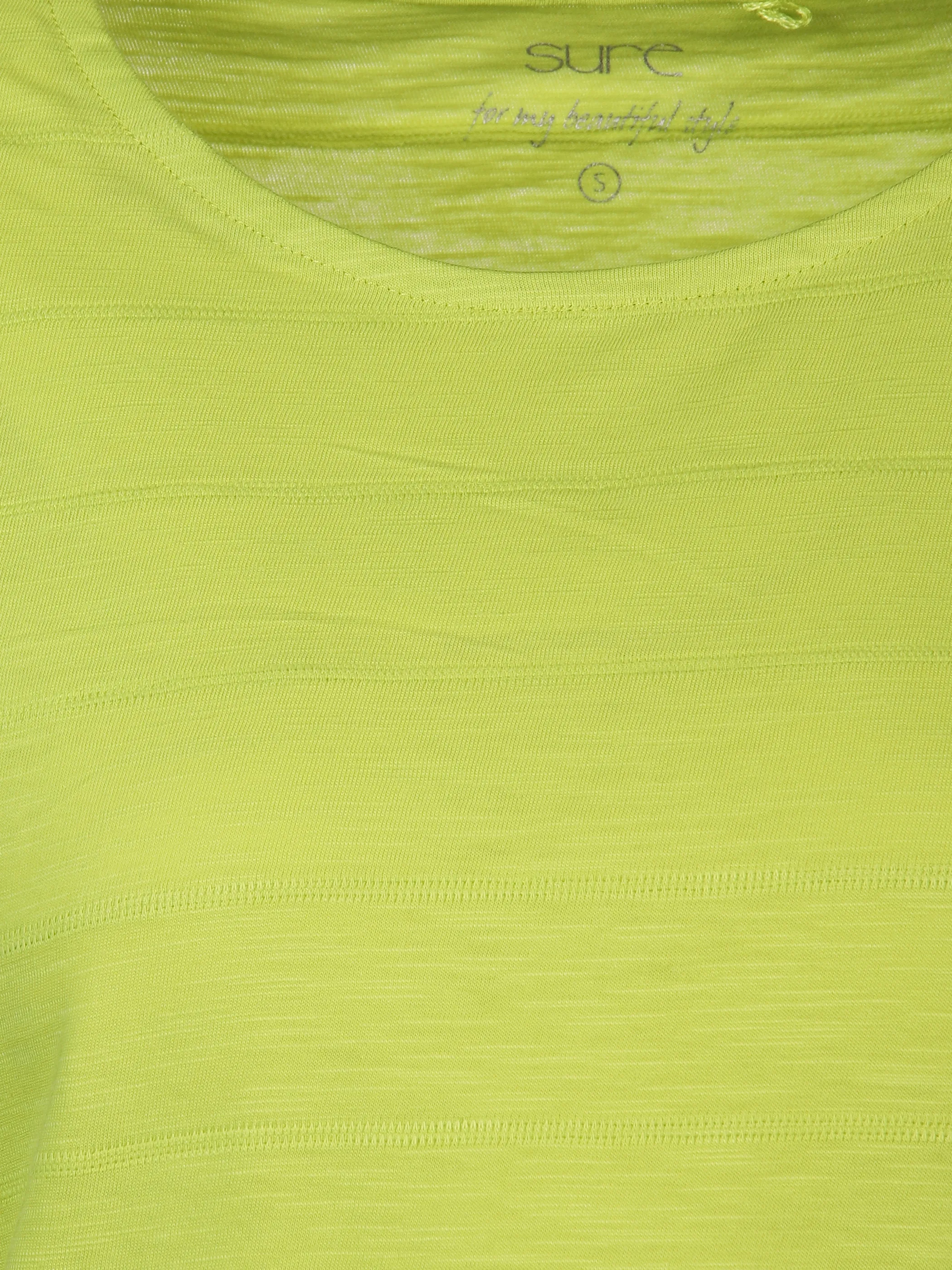 Sure Da-Struktur-T-Shirt Gelb 889316 LIMONCELLO 3