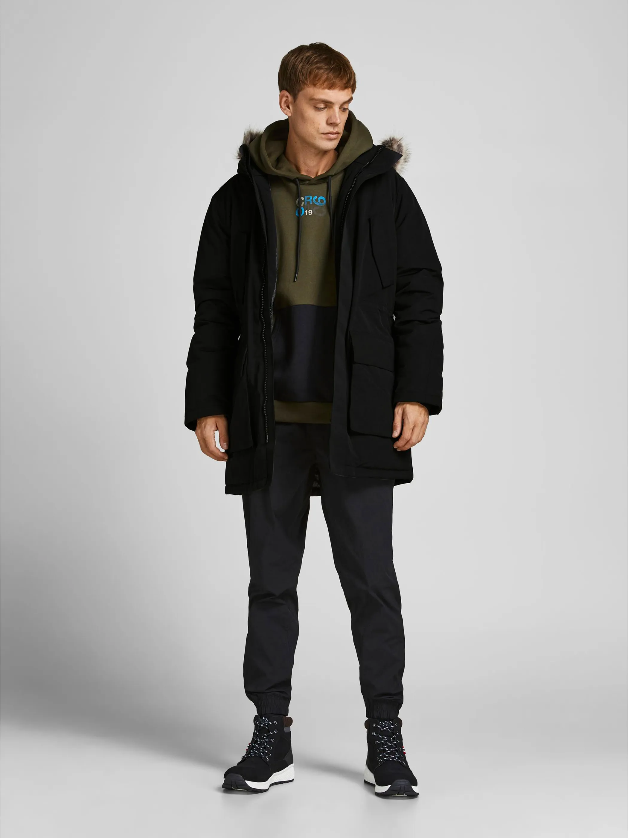 Jack Jones 12190042 JJSUPER PARKA Schwarz 854385 178012 2 Jack Jones 12190042 JJSUPER PARKA Schwarz 854385 178012 2