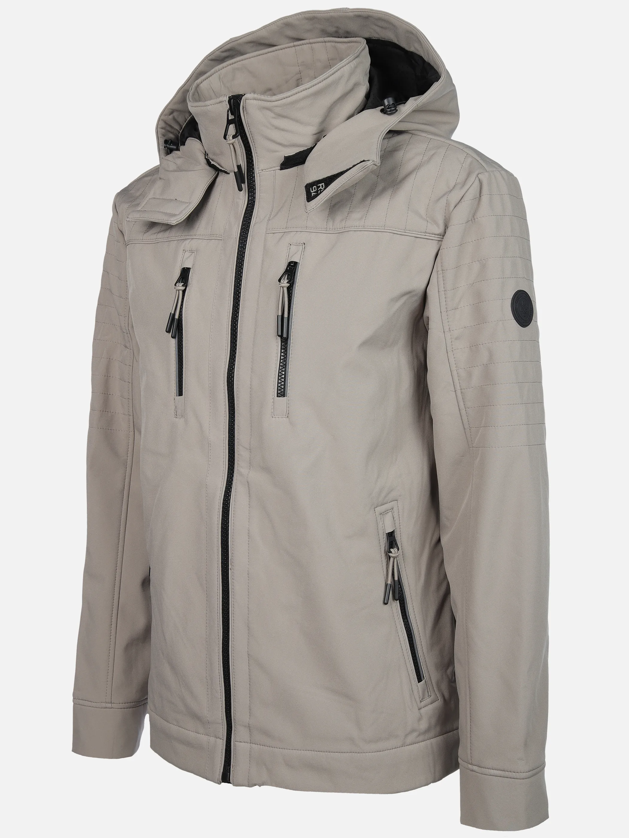 Jim Spencer He. Softshelljacke mit Kapuze Braun 912653 708 3