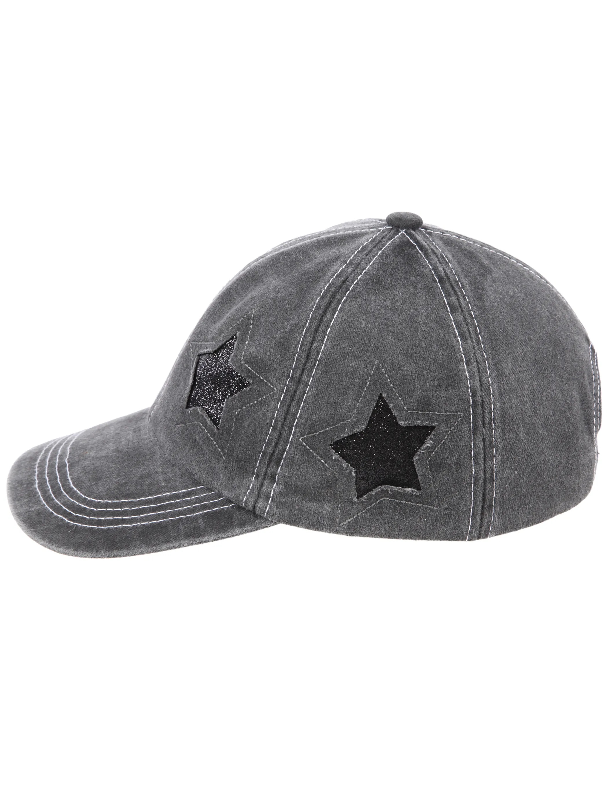 One Way JM Cap m. Sternen Schwarz 924376 BLACK 2