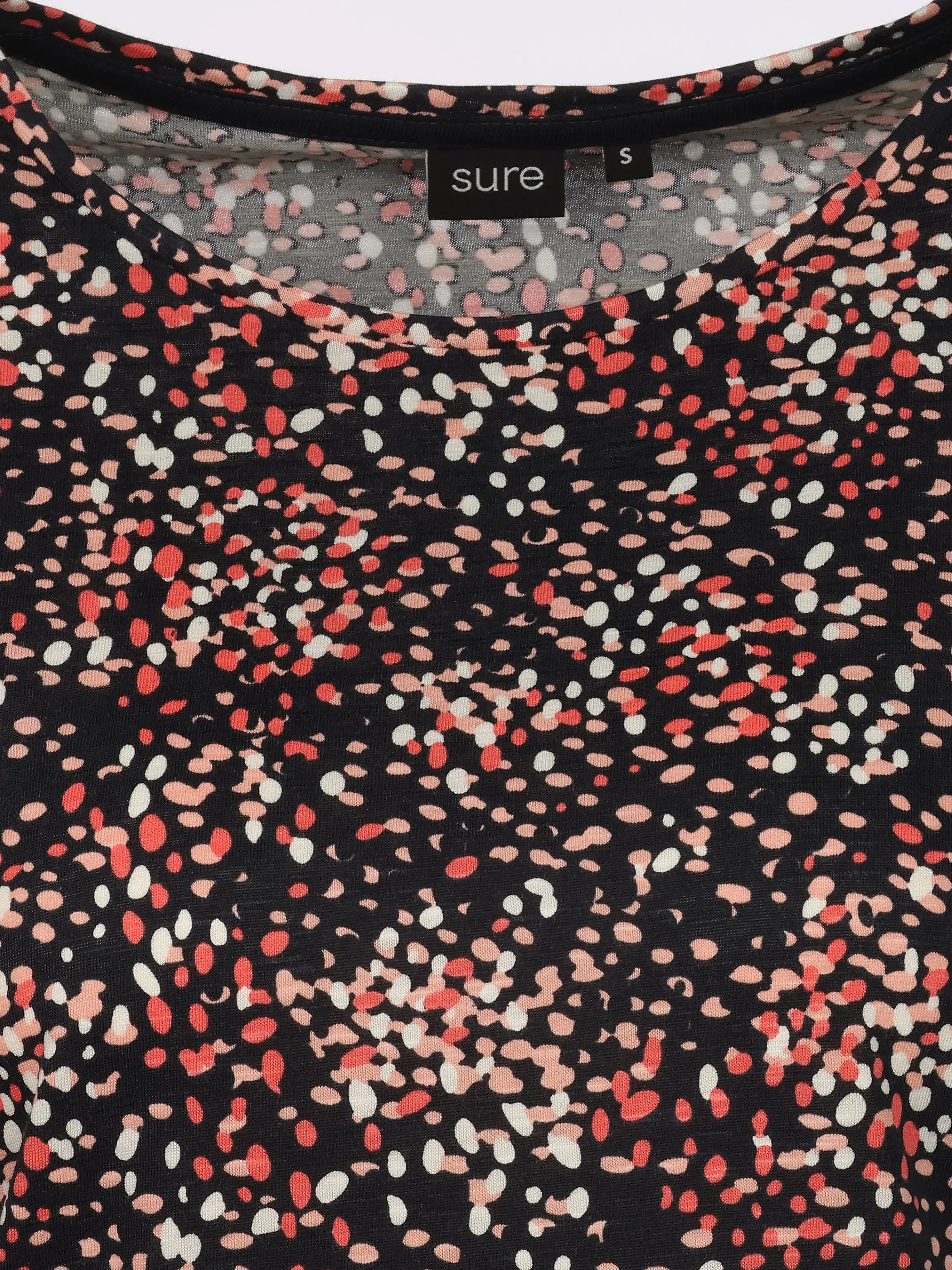Sure Da-T-Shirt m. Alloverprint Rosa 922188 ROSE 3