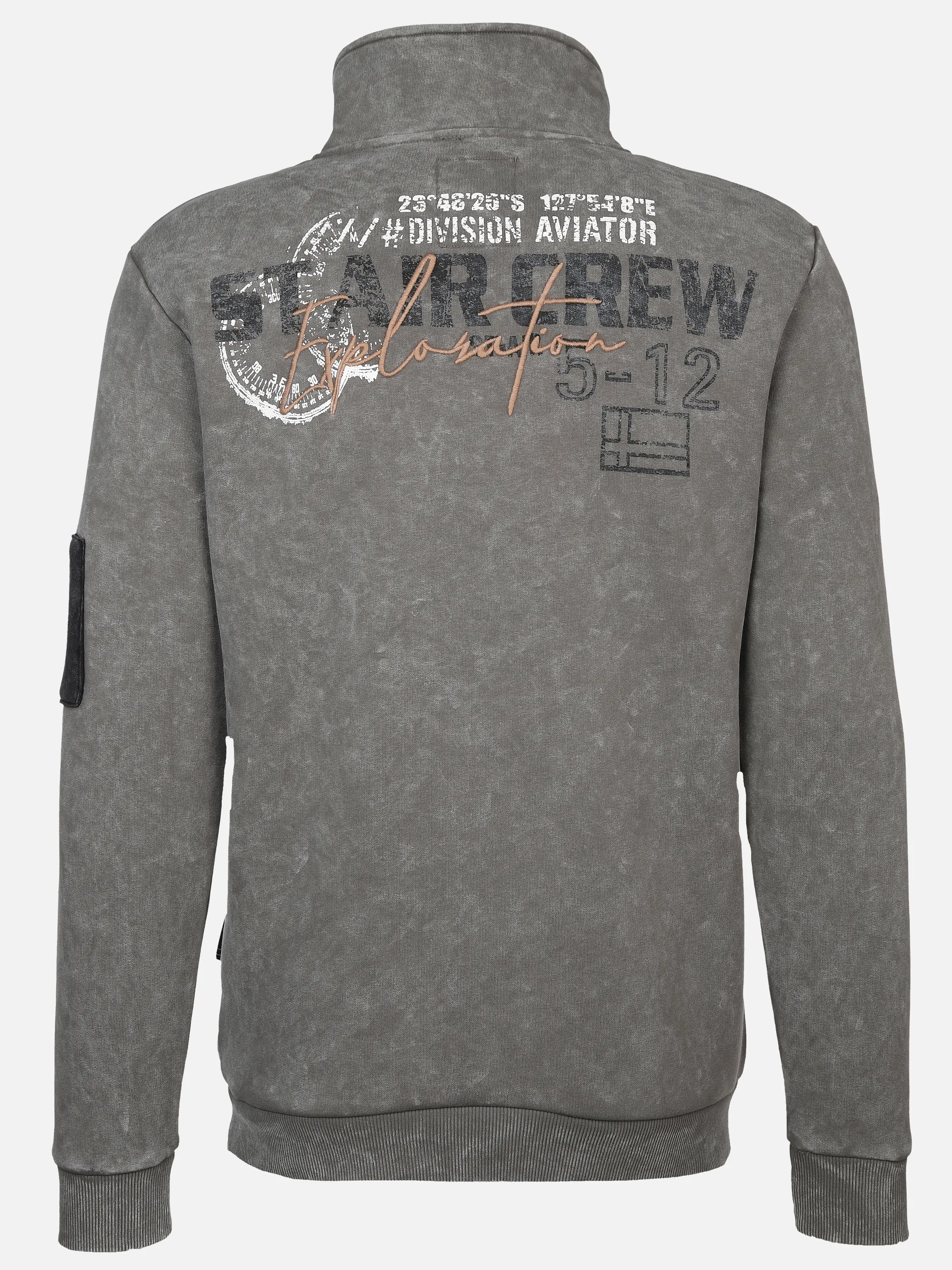 Southern Territory He. Sweattroyer Print Grau 901407 GREY 2 Southern Territory He. Sweattroyer Print Grau 901407 GREY 2