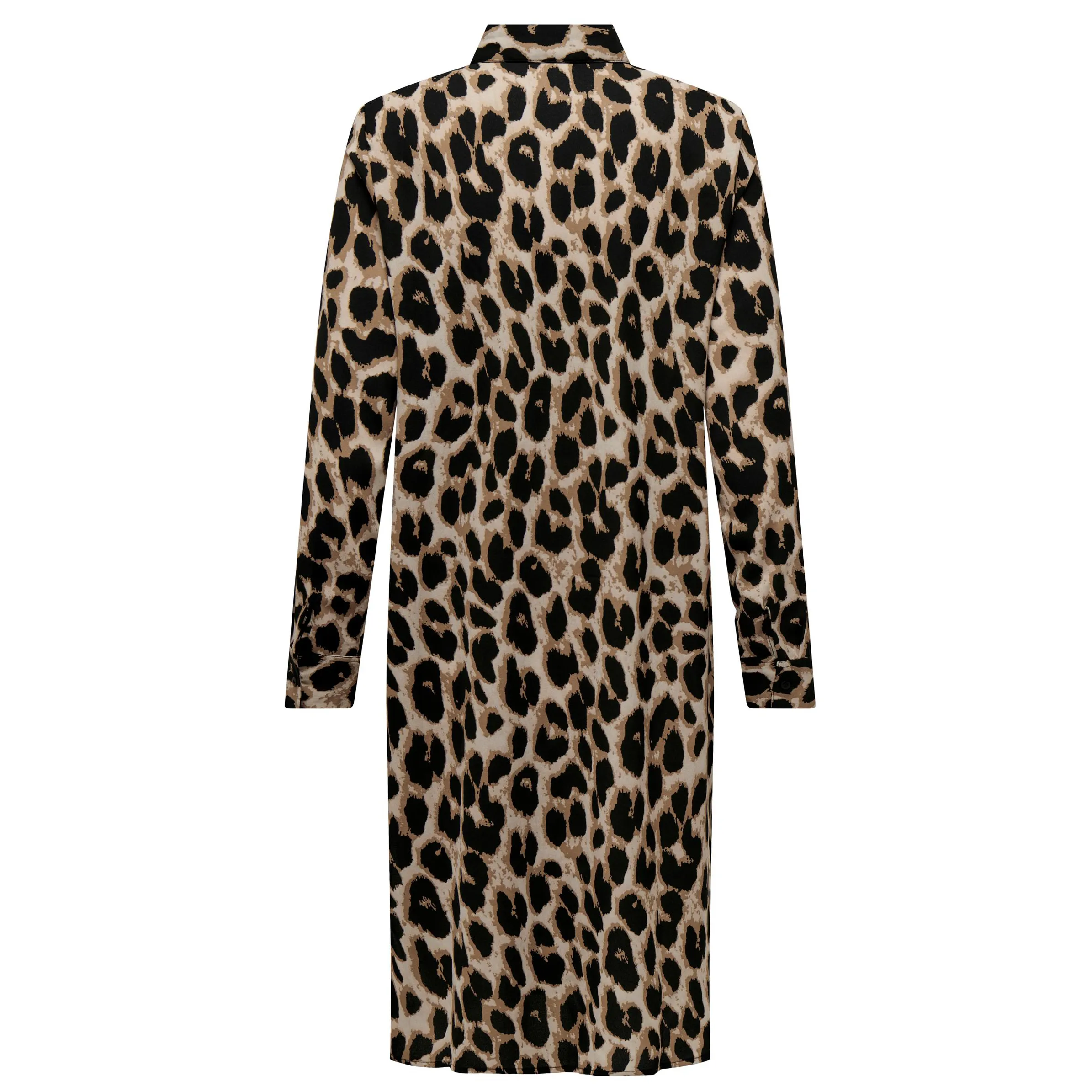 Only 15289129 ONLTIANA L/S SHIRT DRESS Braun 883603 177922003 2