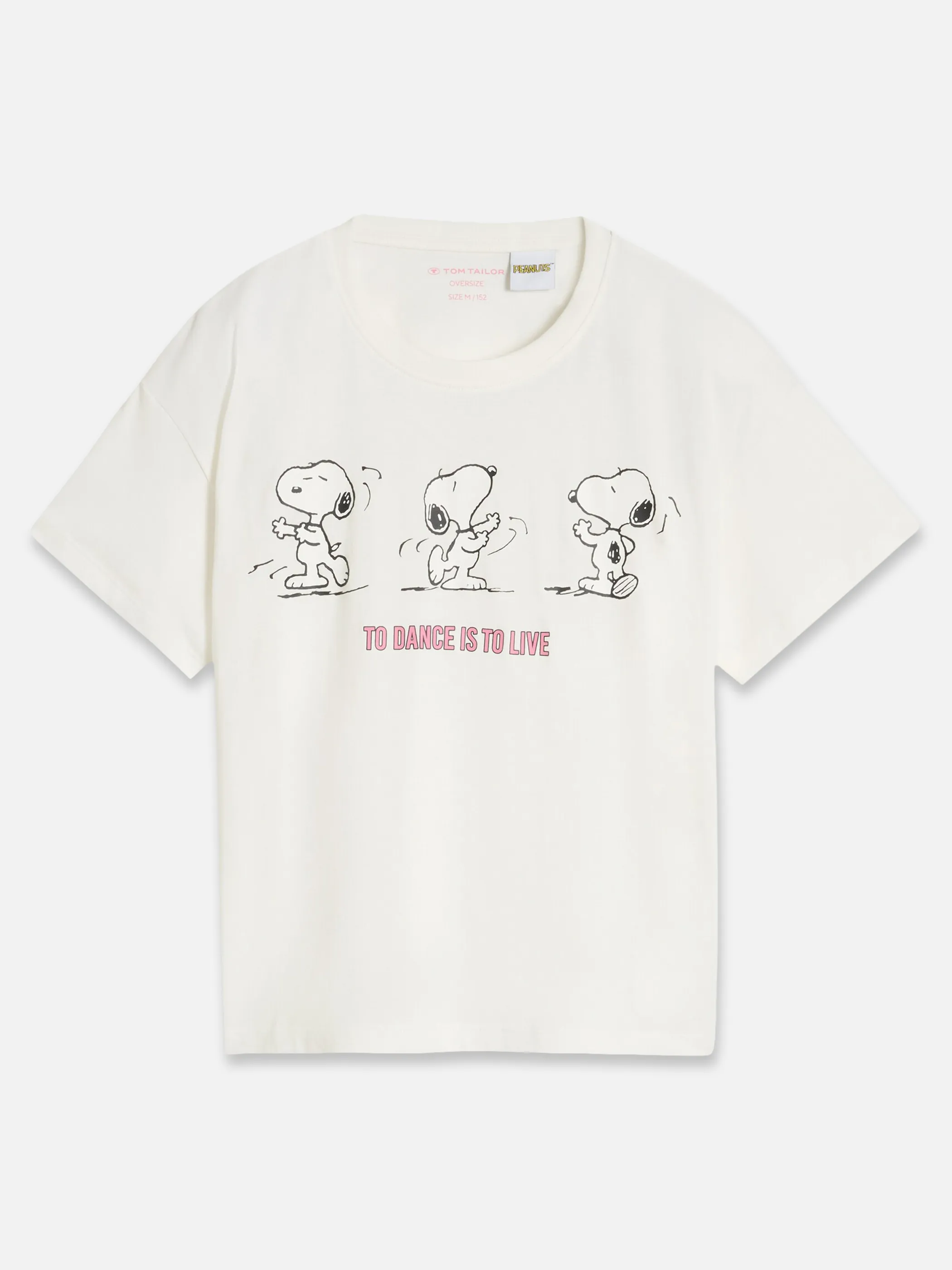 Tom Tailor 1052566 Peanuts printed T-shir Weiß 934454 10315 1