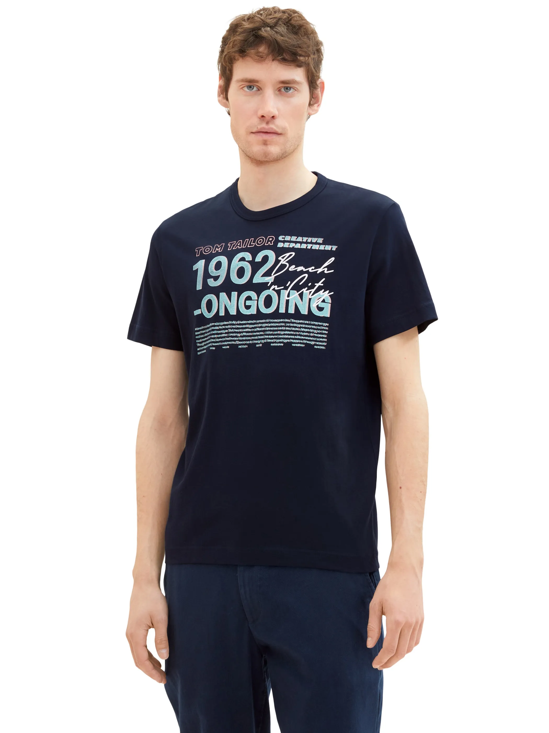 Tom Tailor 1036364 printed t-shirt Blau 880576 10668 4 Tom Tailor 1036364 printed t-shirt Blau 880576 10668 4