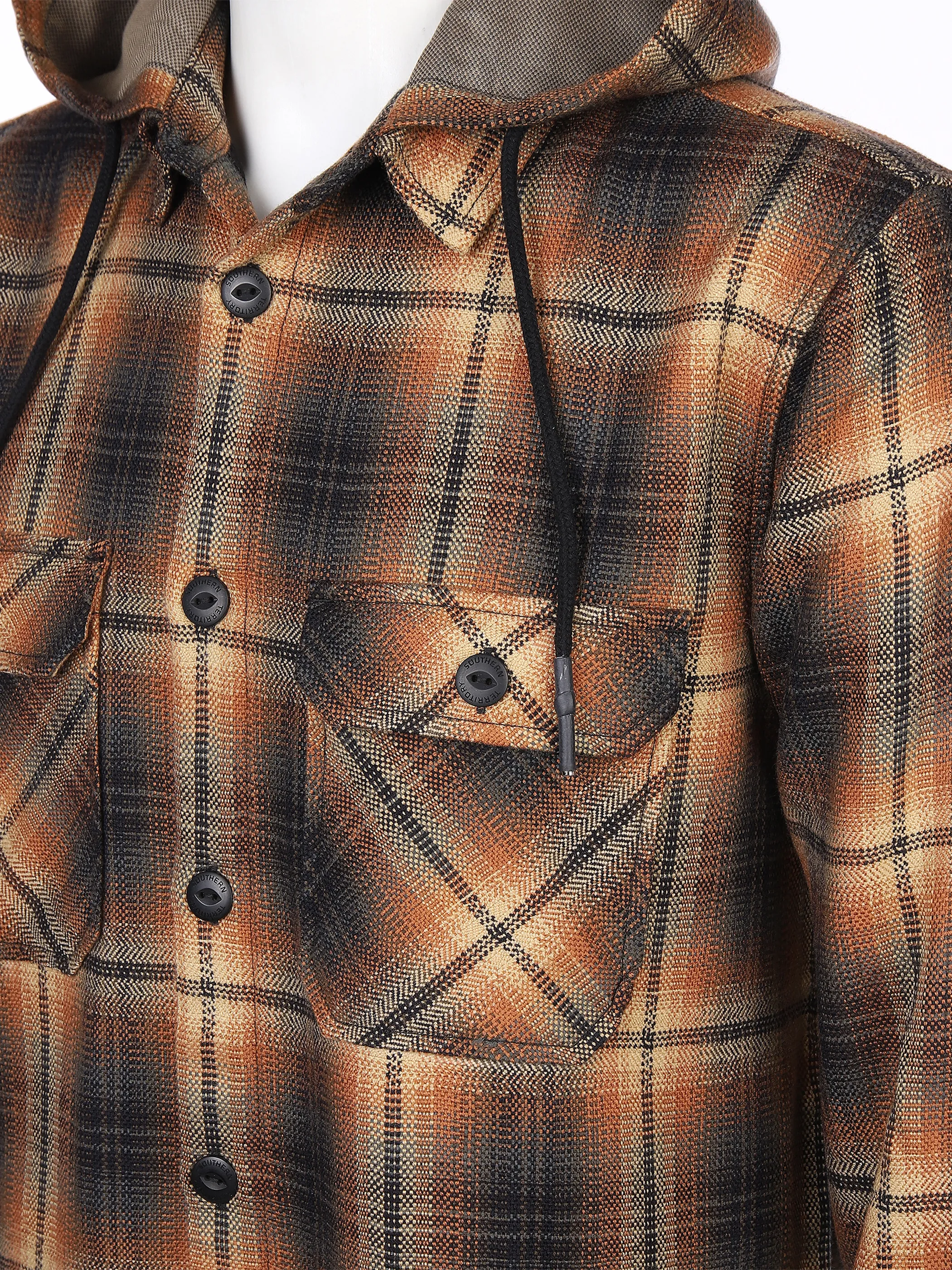 Southern Territory He. Overshirt Kapuze Braun 867882 CAMEL 3 Southern Territory He. Overshirt Kapuze Braun 867882 CAMEL 3