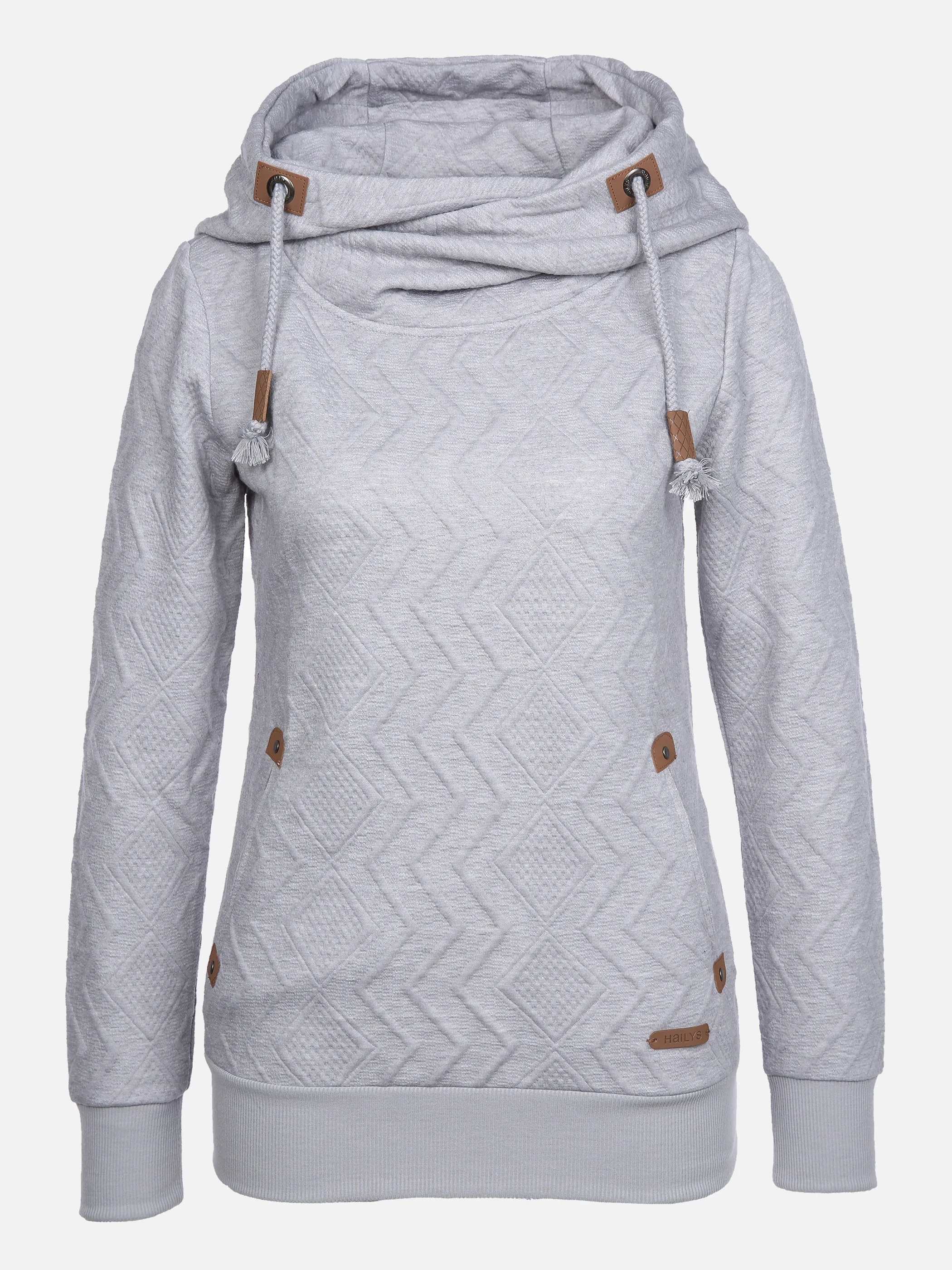 Hailys Damen Hoodie Hailys Pullover GrÃ¼n Hailys LS P HD J Hoodie