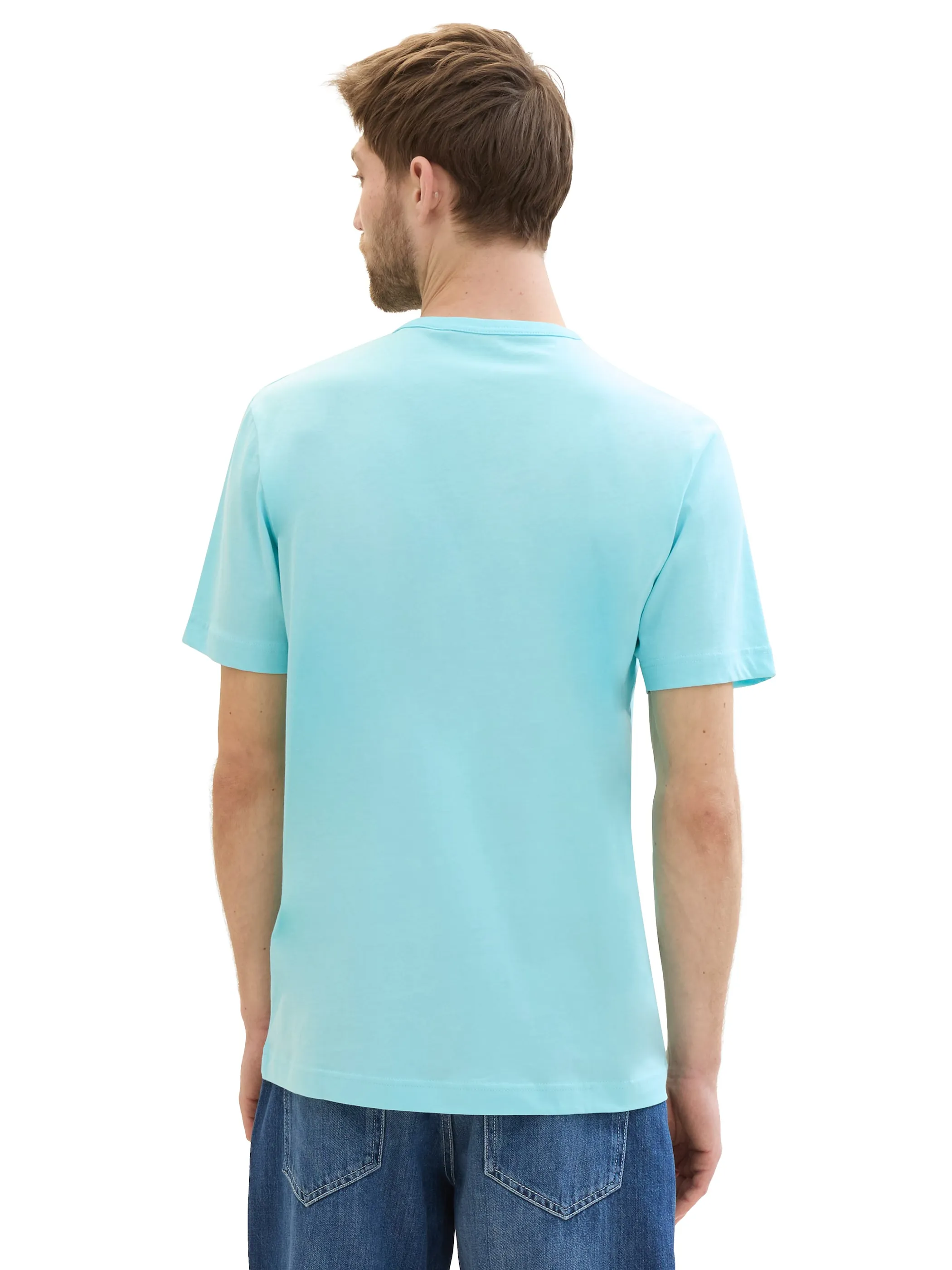Tom Tailor 1041871 printed t-shirt Türkis 895641 34921 2