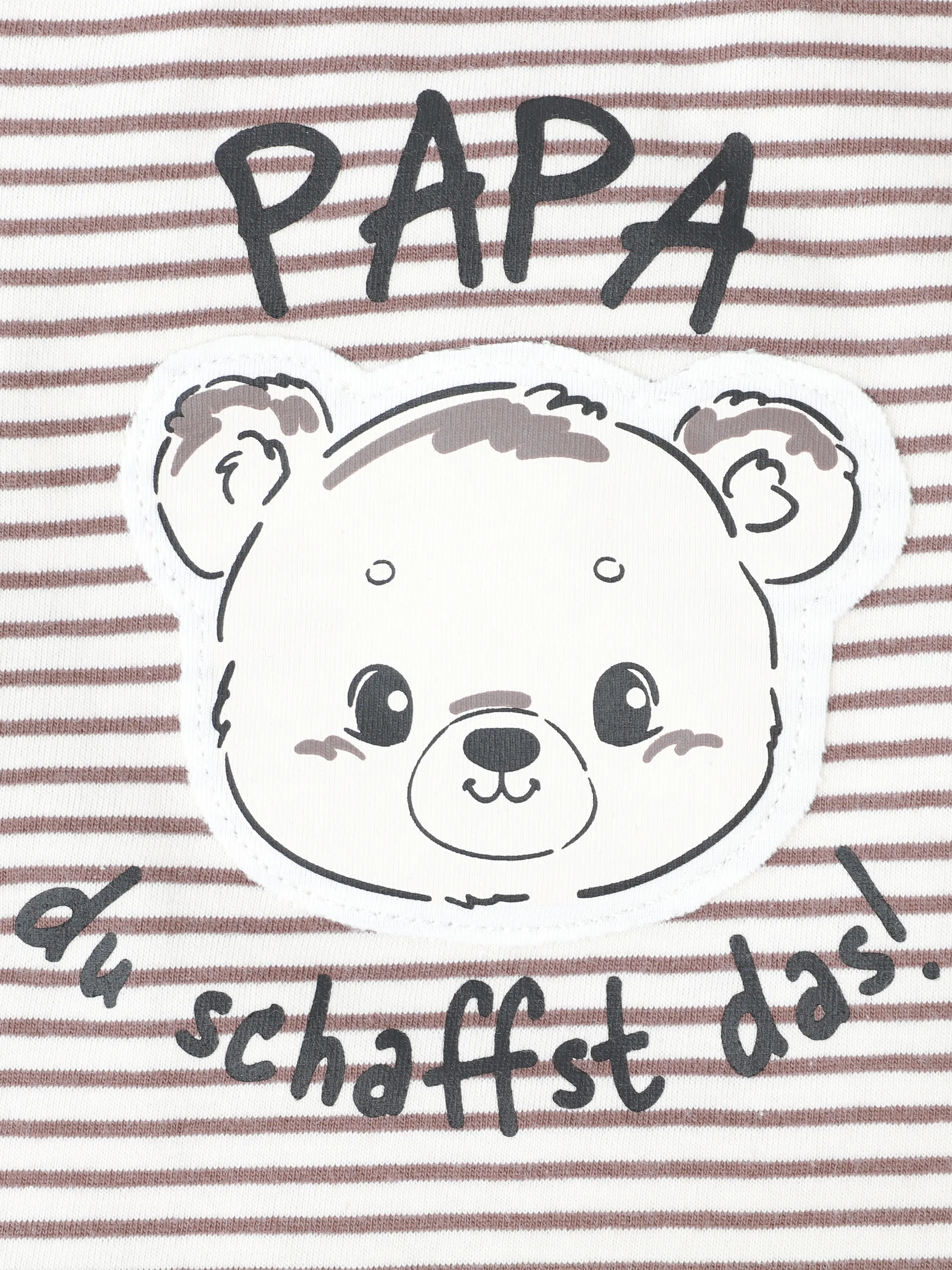 Bubble Gum BJ 2pcs Set "Papa du schaffst das" in blau Blau 932136 BLAU 4