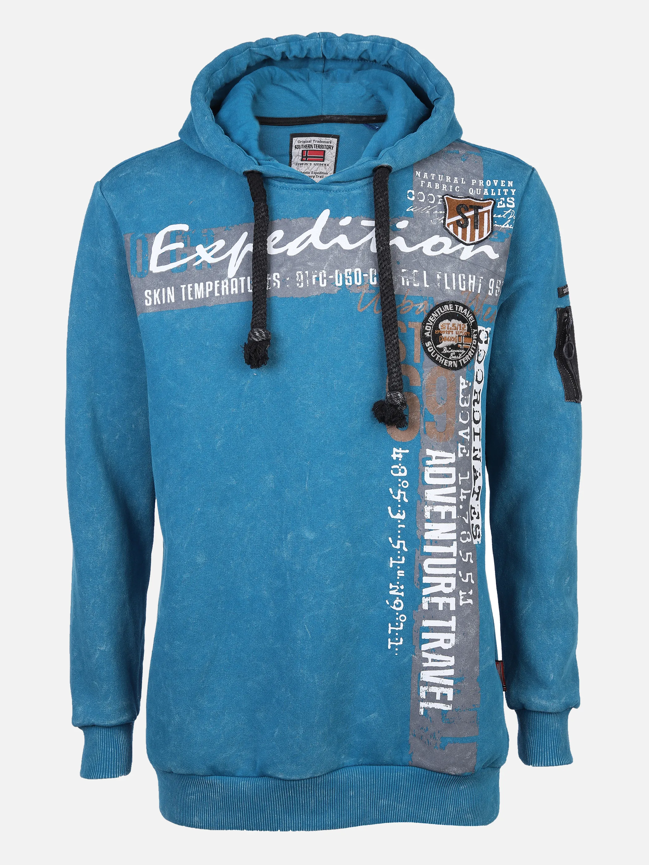 Southern Territory He. Kapuzensweatshirt Druck Grün 861744 PETROL 1 Southern Territory He. Kapuzensweatshirt Druck Grün 861744 PETROL 1