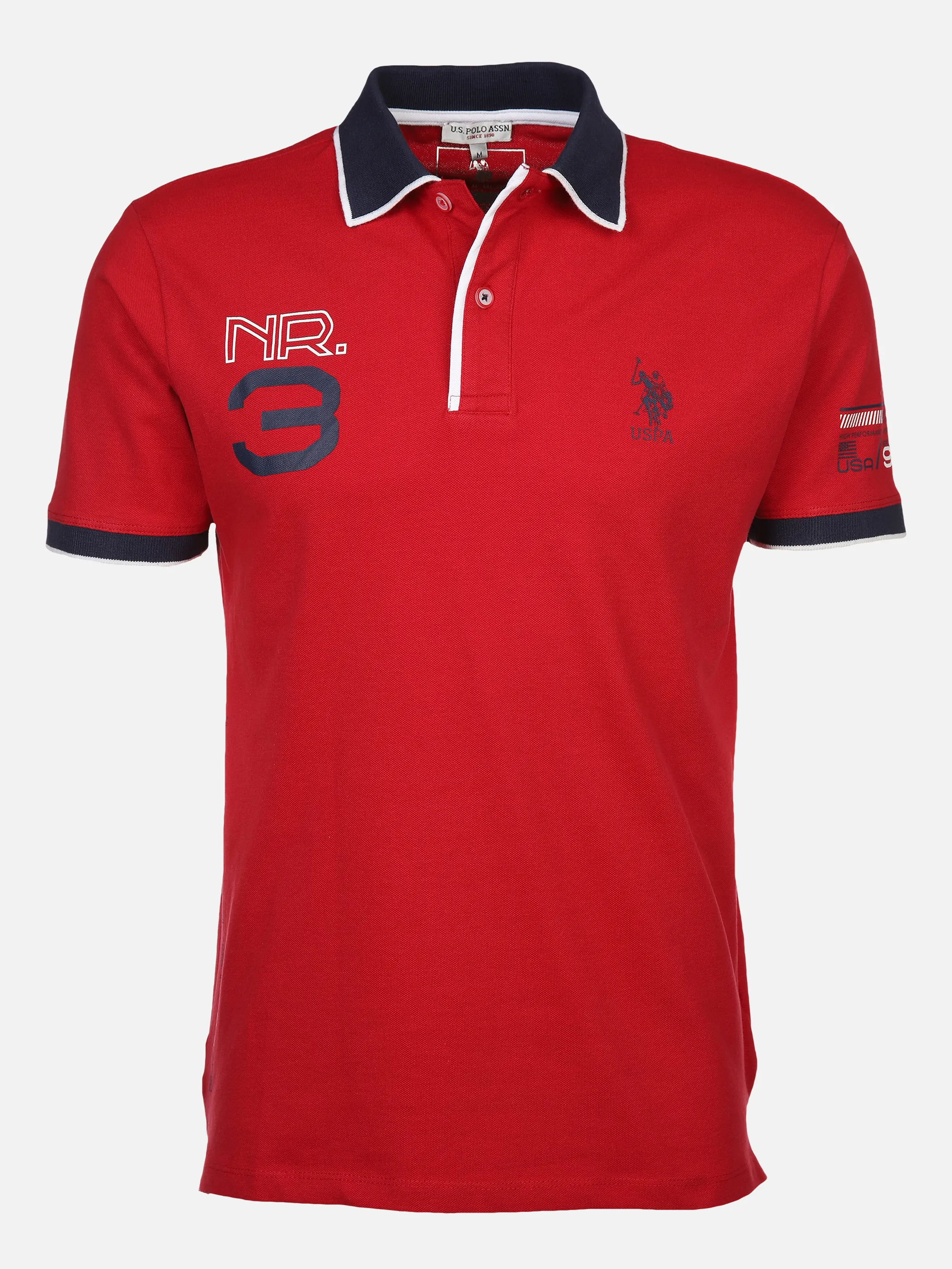 U.S. Polo Assn. He. Poloshirt 1/2 Arm Rot 881266 ROT 1 U.S. Polo Assn. He. Poloshirt 1/2 Arm Rot 881266 ROT 1