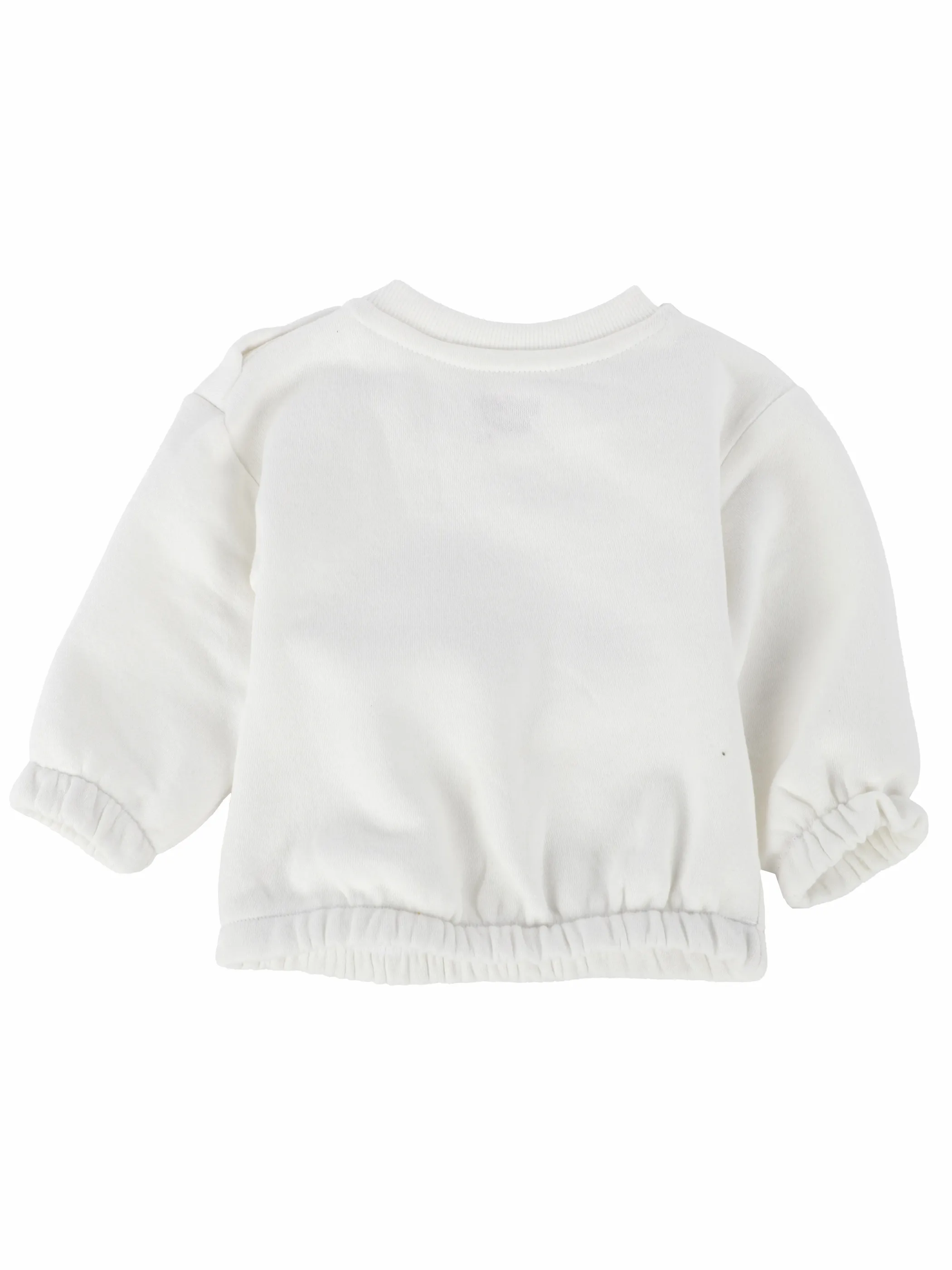 Bubble Gum BM Sweatshirt mit Schmetterlingdruck in weiß Weiß 908458 WEIß 2