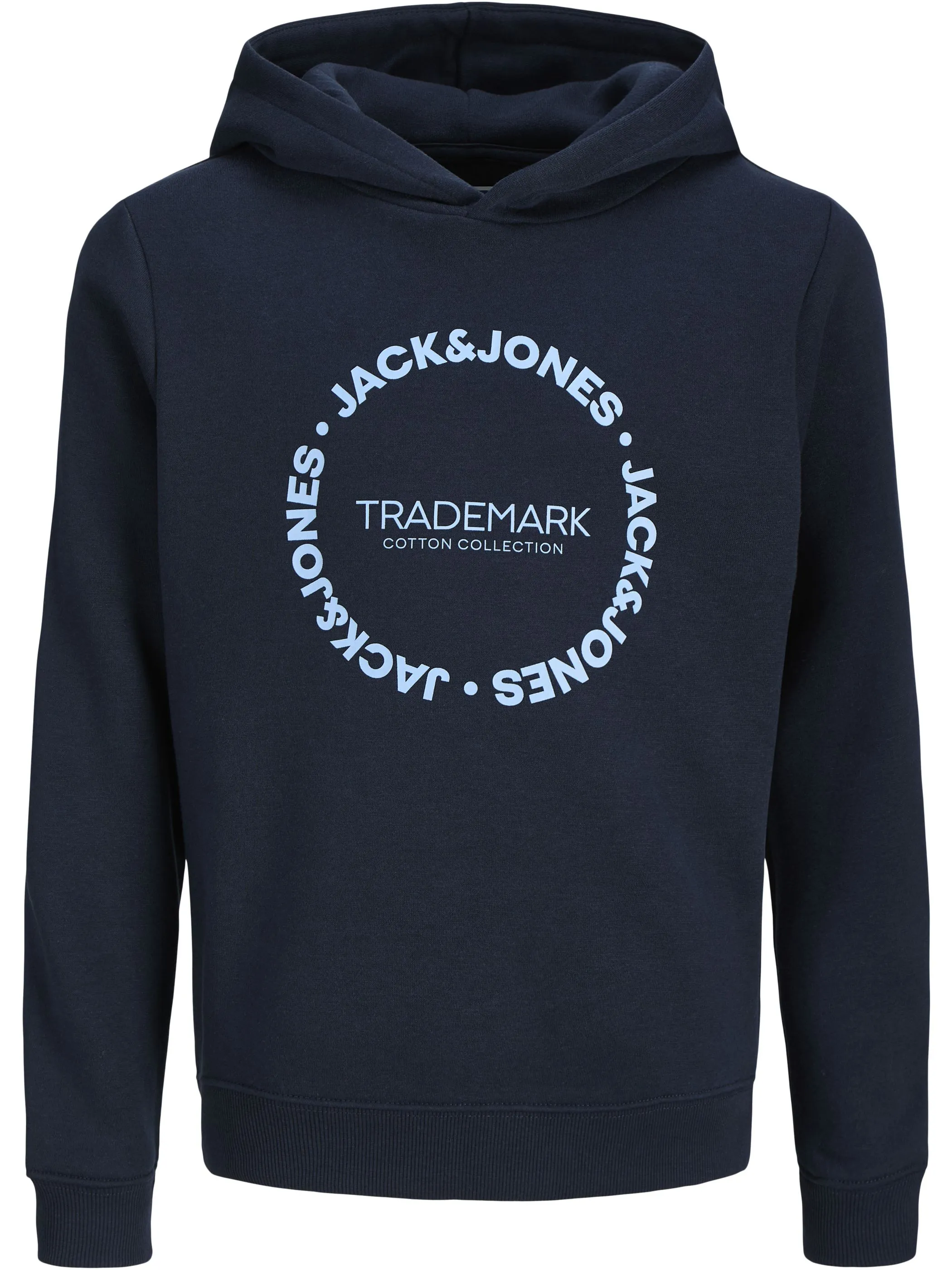 Jack&Jones Junior 12299603 JJBENSON SWEAT HOOD JNR Blau 931435 175876 1